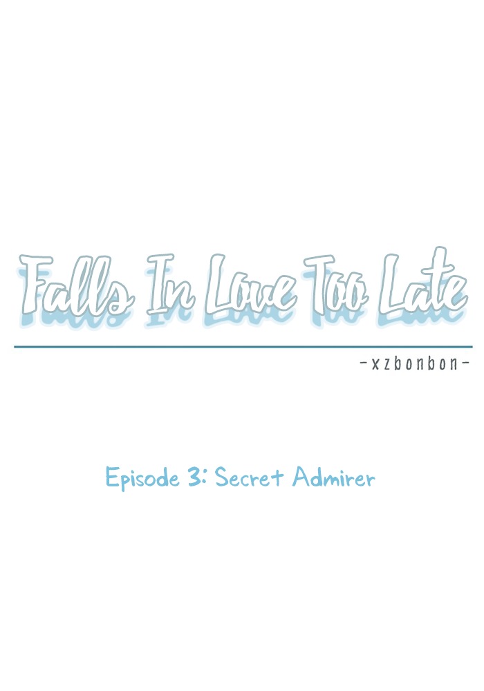 Falls In Love Too Late Chapter 3 page 10 - Chapter 3 : Secret Admirer