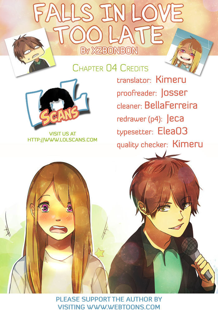 Falls In Love Too Late Chapter 4 page 4 - Chapter 4 : Me