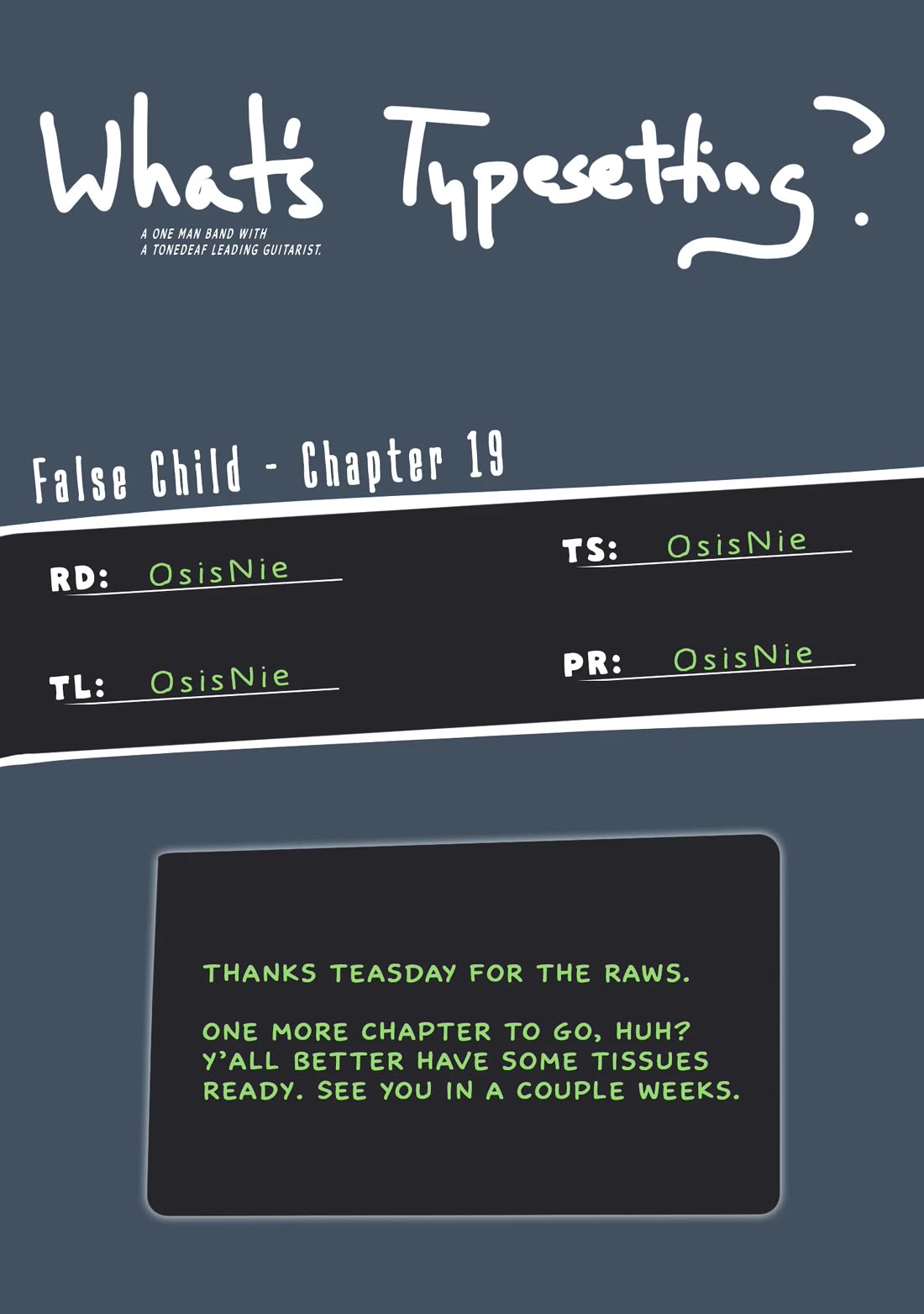 False Child Chapter 19 page 27 - Chapter 19: Greetings