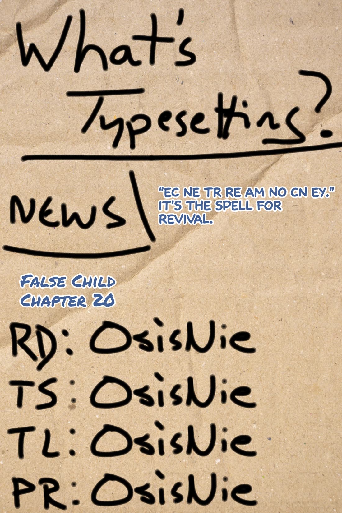 False Child Chapter 20 page 22 - Chapter 20: False Child [END]