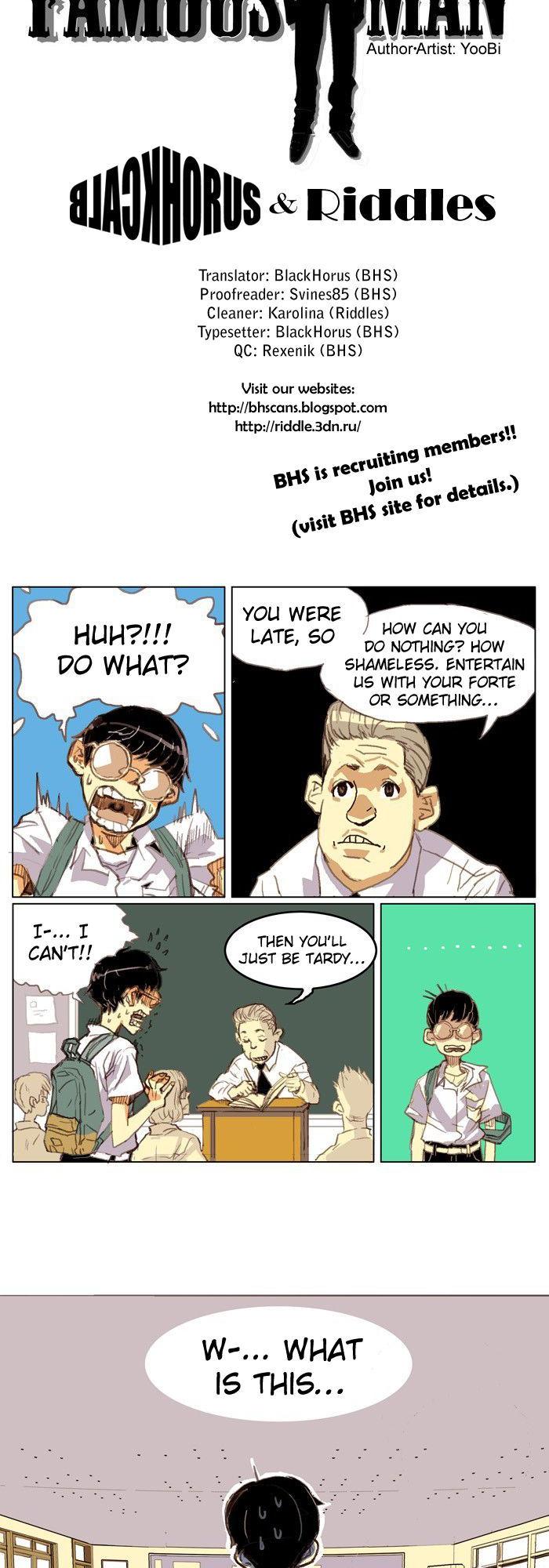 Famous Man Chapter 1 page 5 - Chapter 1
