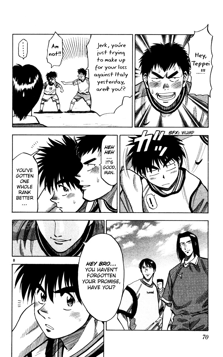 Fantasista Chapter 100 page 8 - Chapter 100 : Teppei's Back Home