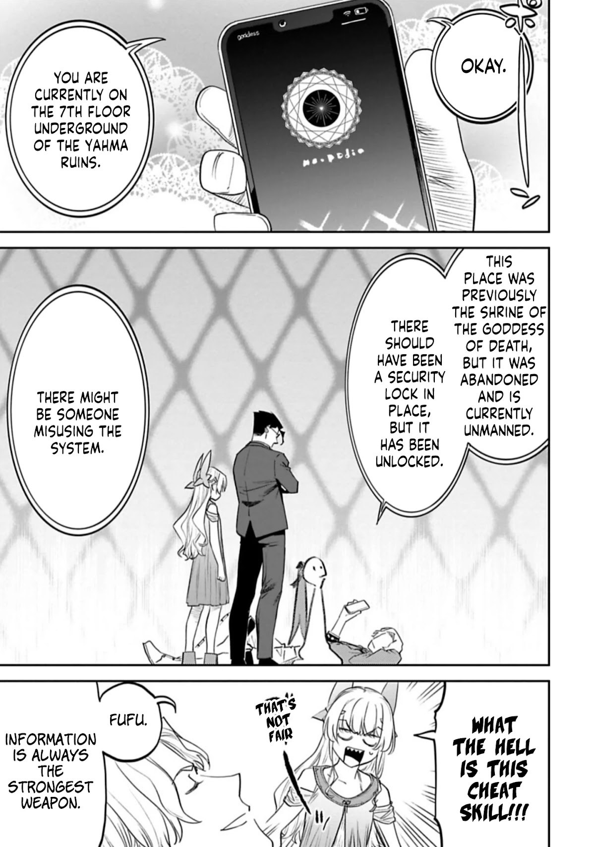 Fantasy Bishoujo Juniku Ojisan to Chapter 104 page 3 - Chapter 104: Fabiniku Ojisan And Smartphone