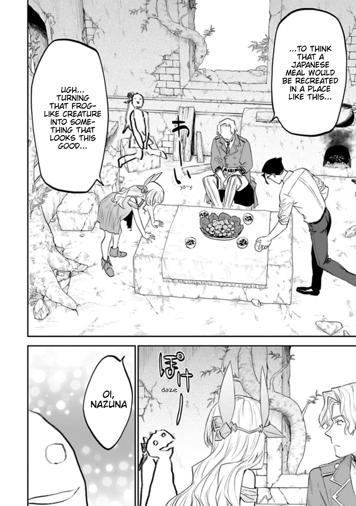 Fantasy Bishoujo Juniku Ojisan to Chapter 106 page 4 - Chapter 106: Fabiniku Ojisan and Karaage