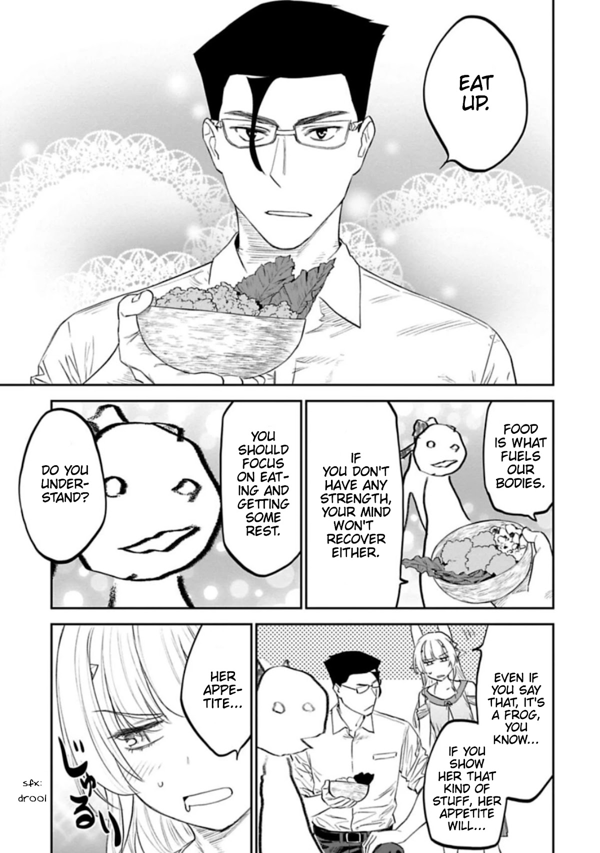 Fantasy Bishoujo Juniku Ojisan to Chapter 106 page 5 - Chapter 106: Fabiniku Ojisan and Karaage