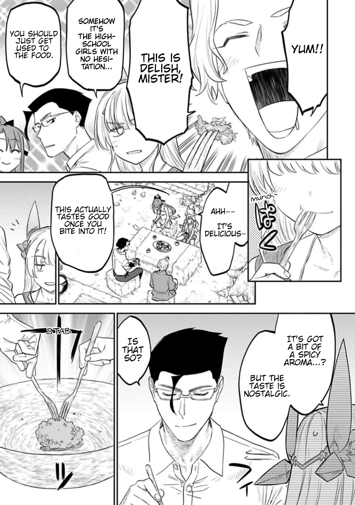 Fantasy Bishoujo Juniku Ojisan to Chapter 106 page 7 - Chapter 106: Fabiniku Ojisan and Karaage