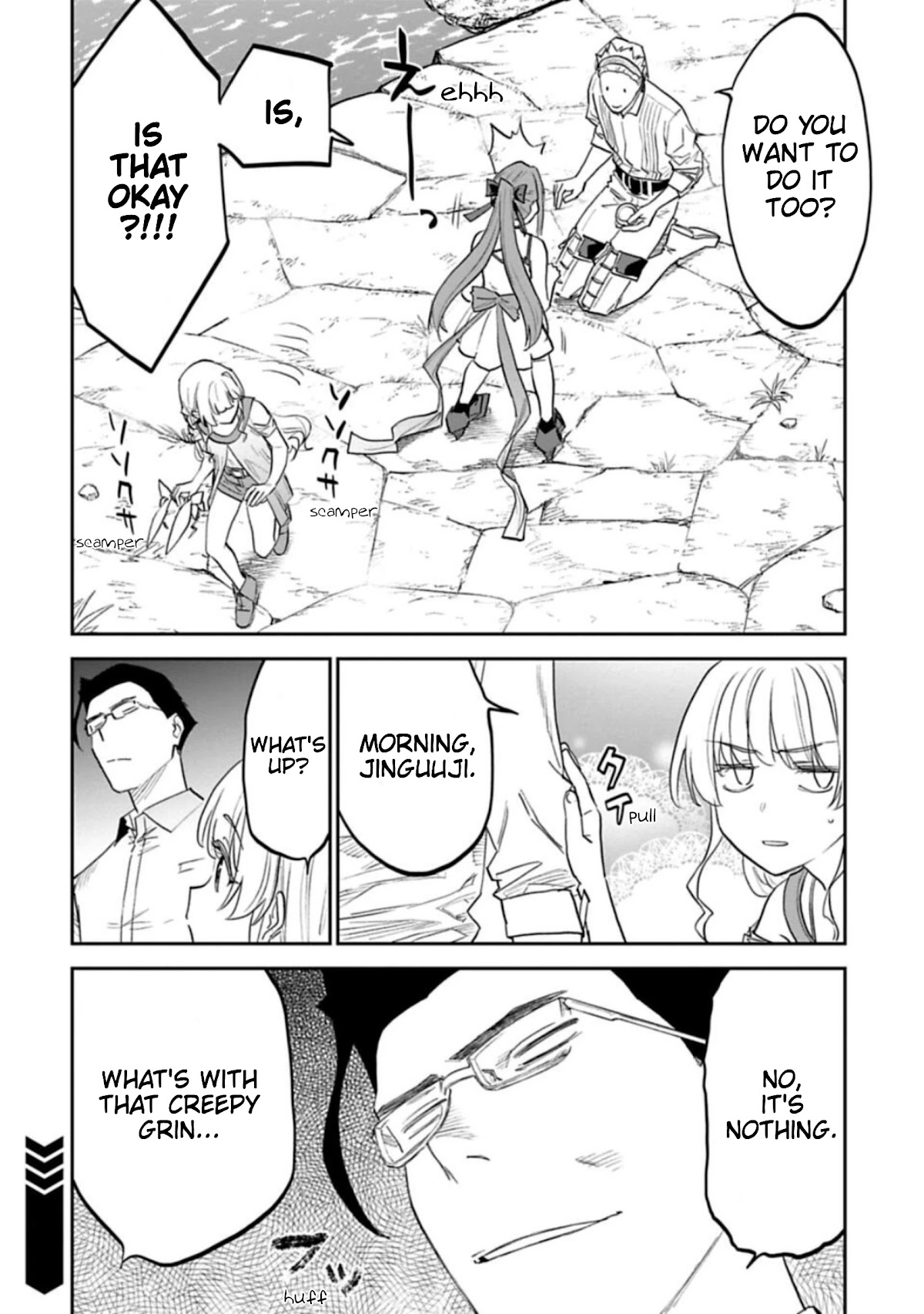 Fantasy Bishoujo Juniku Ojisan to Chapter 108 page 6 - Chapter 108: Fabiniku Ojisan And Shock ①
