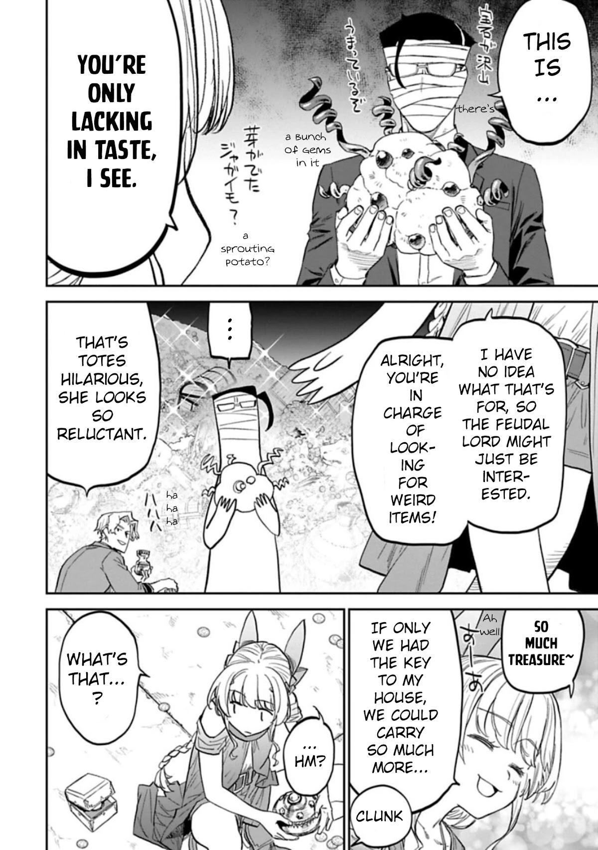 Fantasy Bishoujo Juniku Ojisan to Chapter 115 page 4 - Chapter 115: Fabiniku Ojisan And Treasure Room