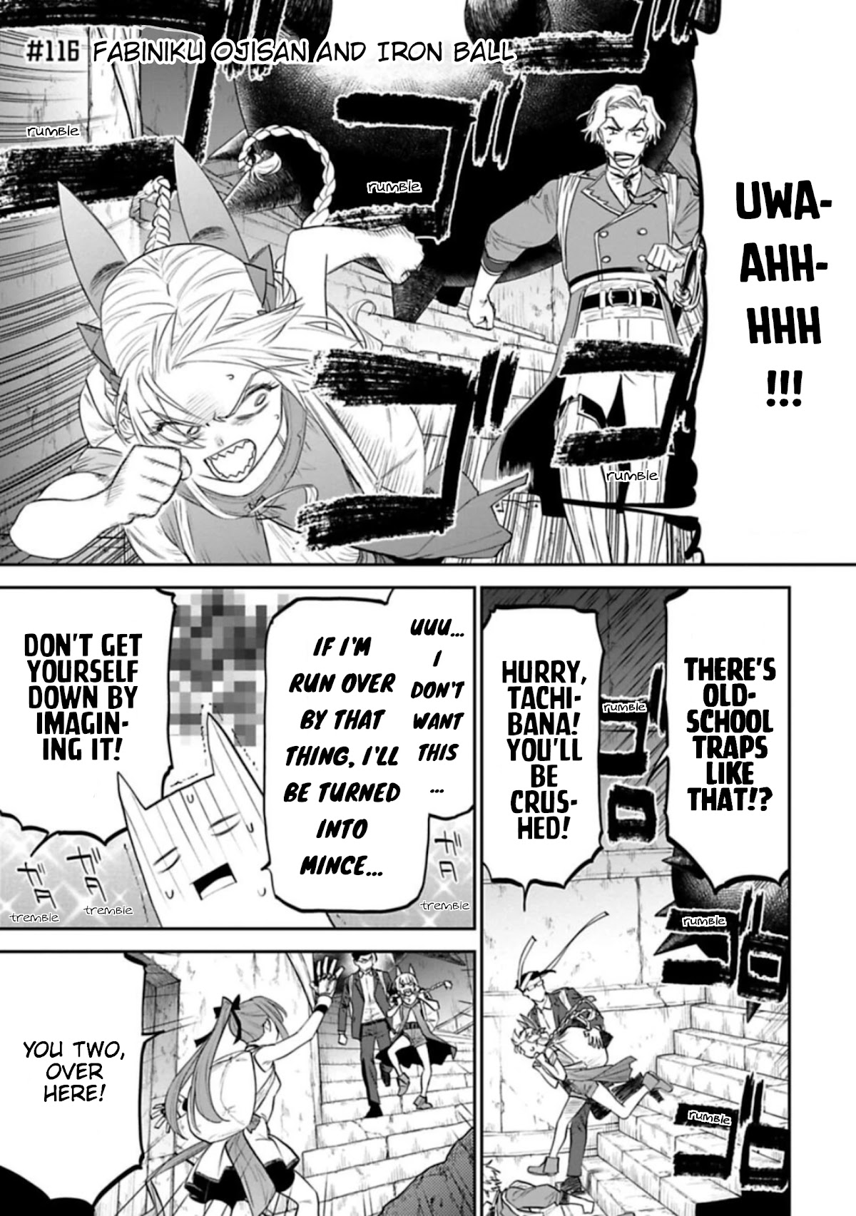 Fantasy Bishoujo Juniku Ojisan to Chapter 116 page 1 - Chapter 116: Fabiniku Ojisan And Iron Ball