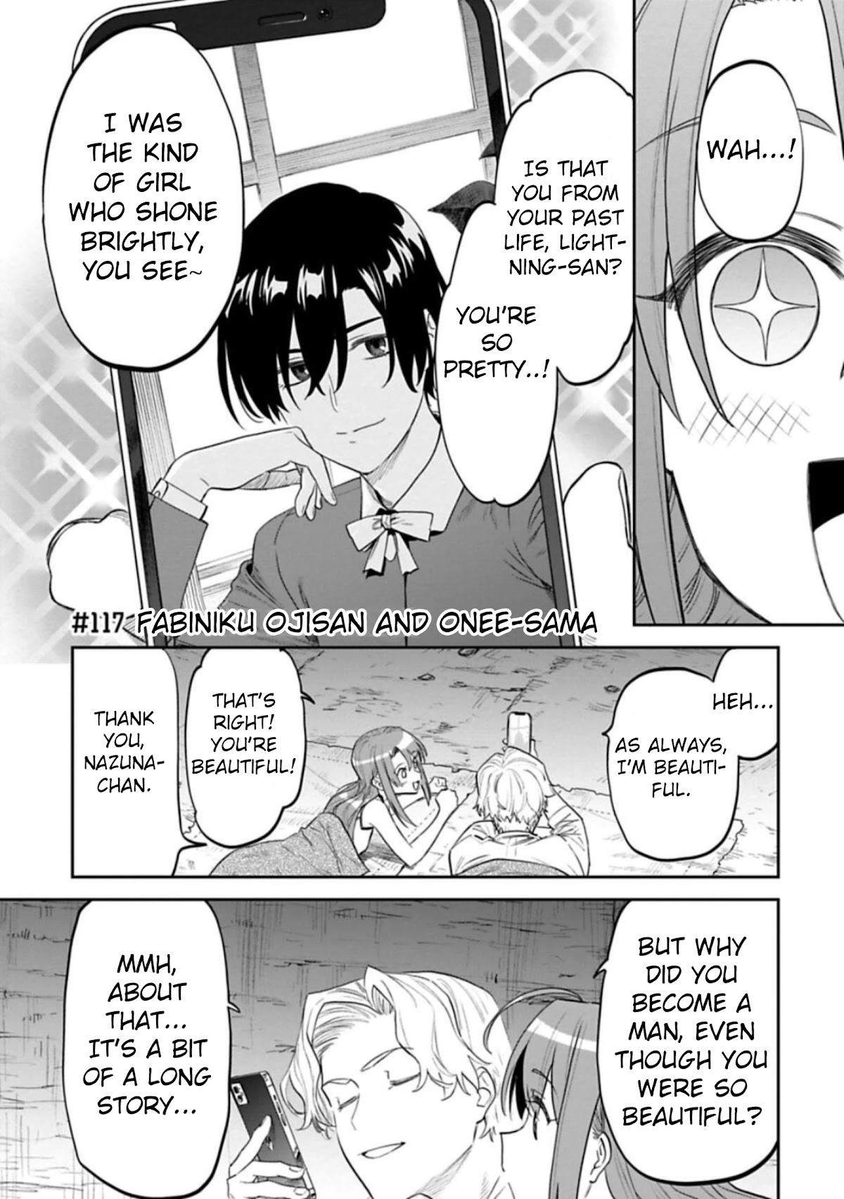 Fantasy Bishoujo Juniku Ojisan to Chapter 117 page 1 - Chapter 117: Fabiniku Ojisan And Onee-sama