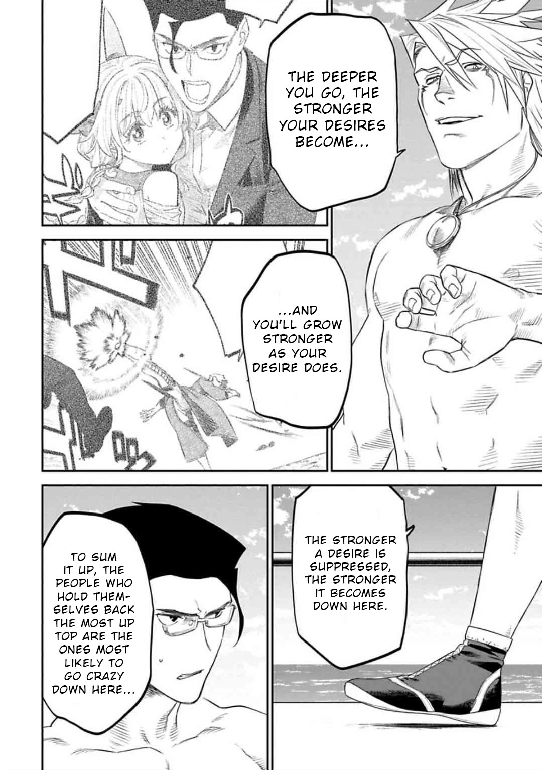 Fantasy Bishoujo Juniku Ojisan to Chapter 123 page 10 - Chapter 123: Fabiniku Ojisan And Wrestling
