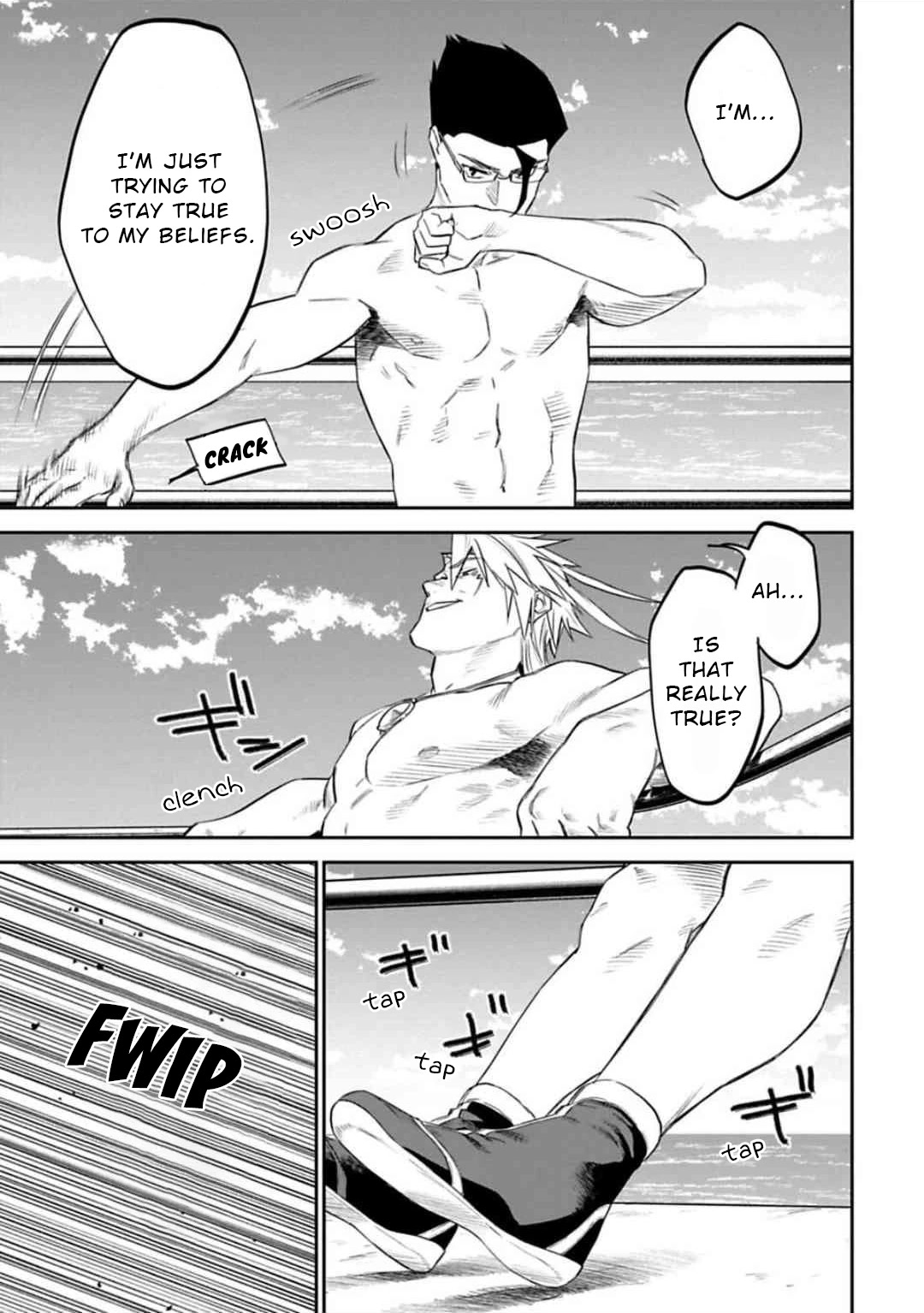 Fantasy Bishoujo Juniku Ojisan to Chapter 123 page 13 - Chapter 123: Fabiniku Ojisan And Wrestling