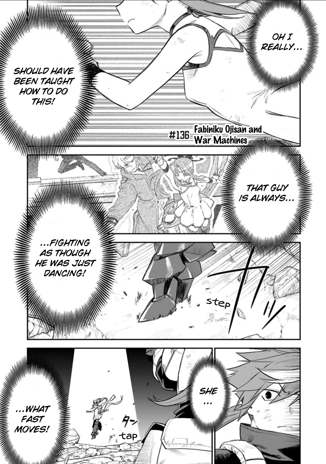 Fantasy Bishoujo Juniku Ojisan to Chapter 136 page 1 - Chapter 136: Fabiniku Ojisan And War Machines