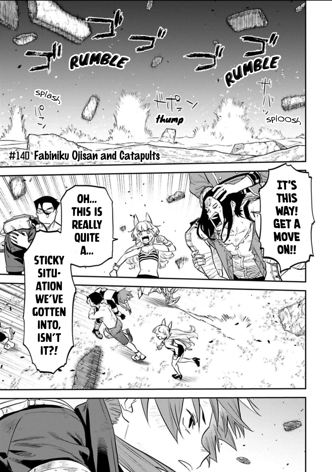 Fantasy Bishoujo Juniku Ojisan to Chapter 140 page 1 - Chapter 140: Fabiniku Ojisan And Catapults