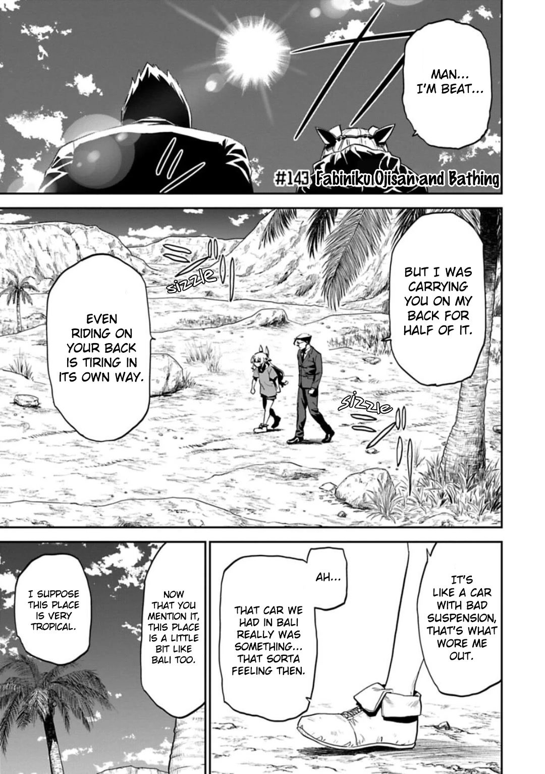 Fantasy Bishoujo Juniku Ojisan to Chapter 143 page 1 - Chapter 143: Fabiniku Ojisan And Bathing