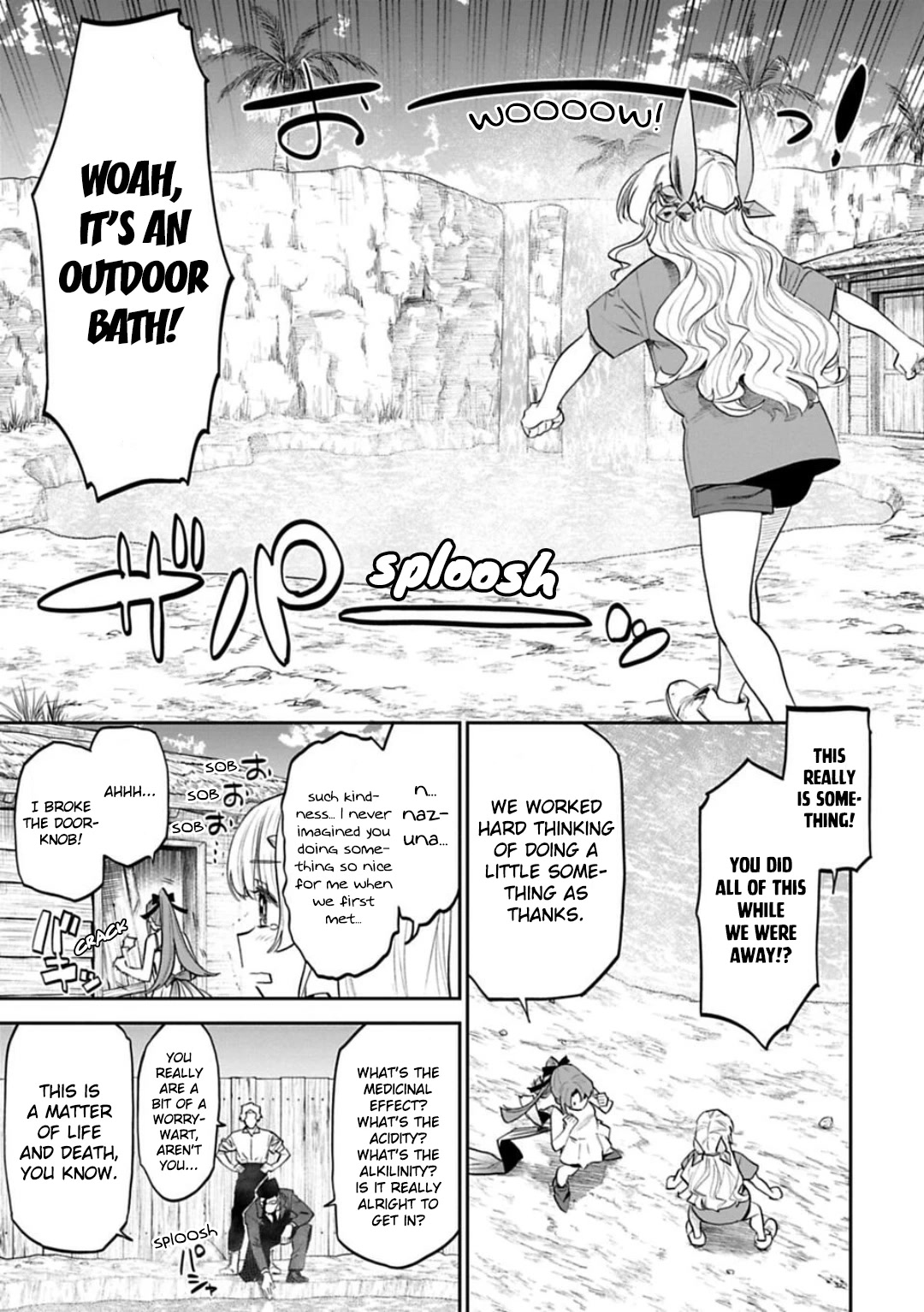Fantasy Bishoujo Juniku Ojisan to Chapter 143 page 3 - Chapter 143: Fabiniku Ojisan And Bathing
