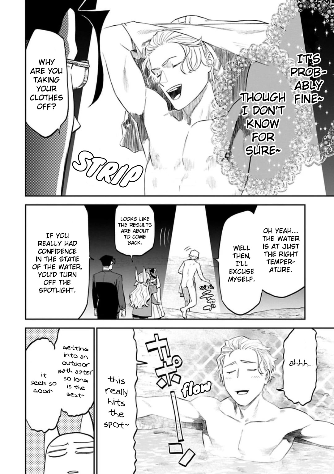 Fantasy Bishoujo Juniku Ojisan to Chapter 143 page 4 - Chapter 143: Fabiniku Ojisan And Bathing