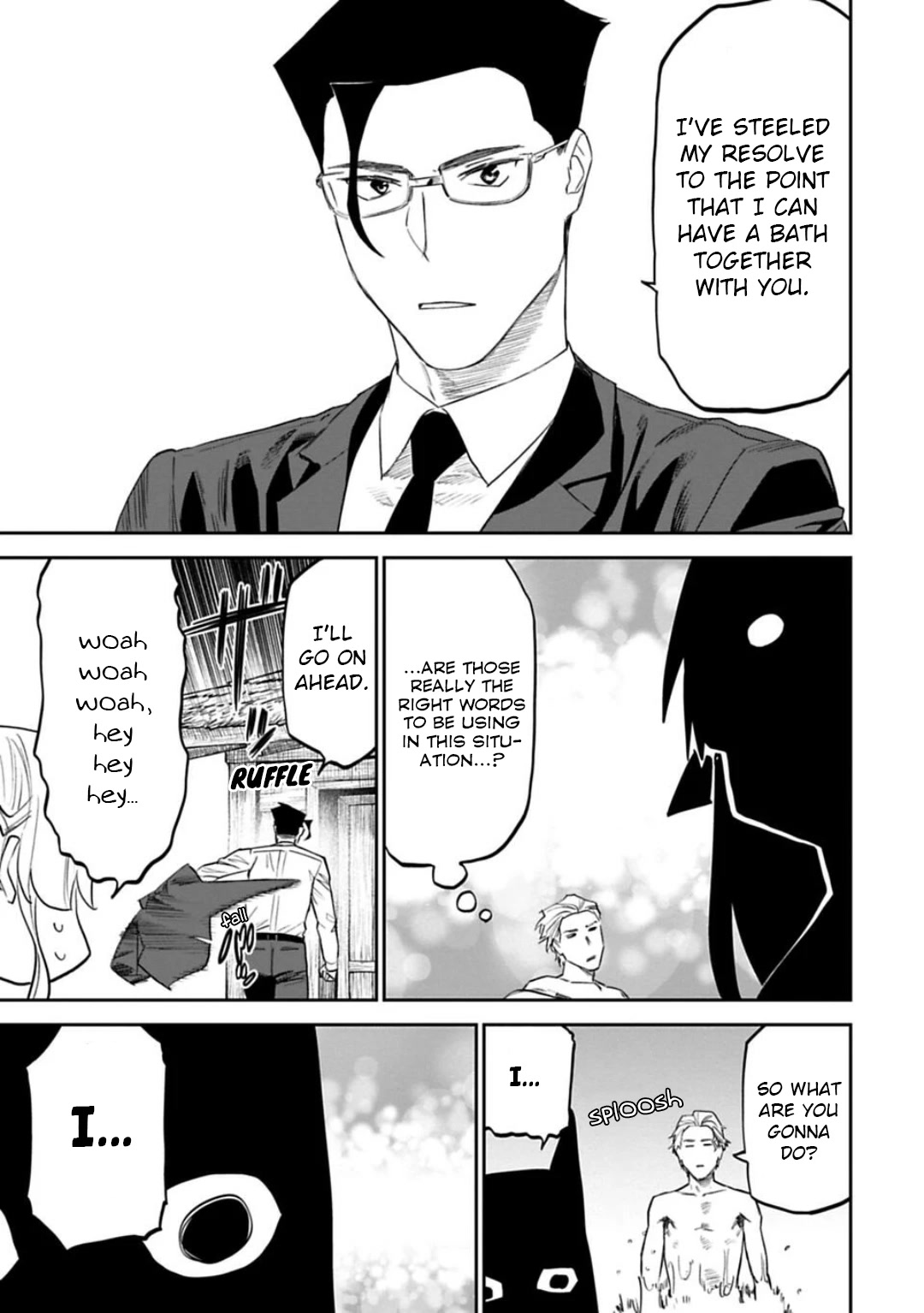 Fantasy Bishoujo Juniku Ojisan to Chapter 143 page 9 - Chapter 143: Fabiniku Ojisan And Bathing
