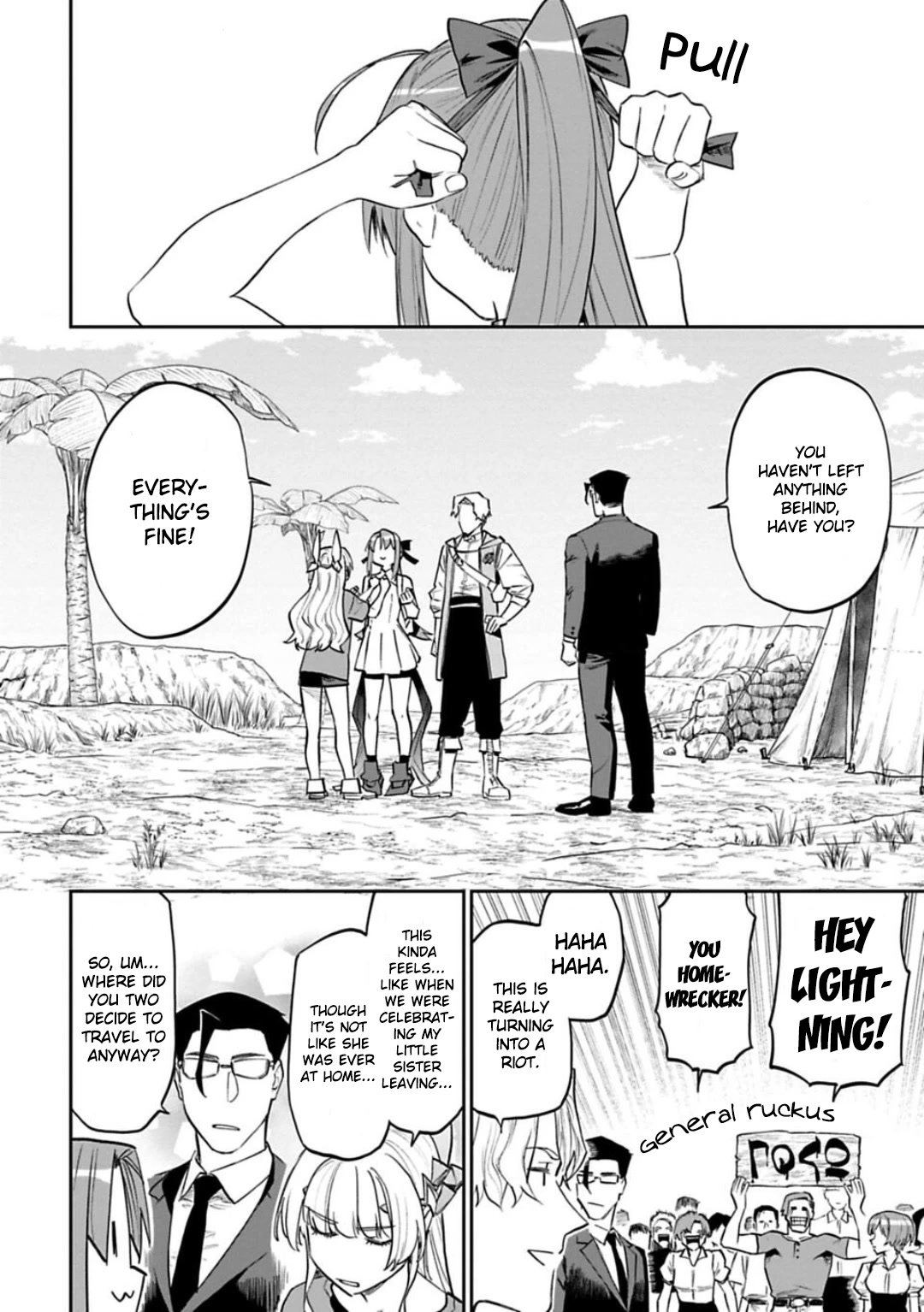 Fantasy Bishoujo Juniku Ojisan to Chapter 144 page 8 - Chapter 144: Fabiniku Ojisan And Mixed Baths