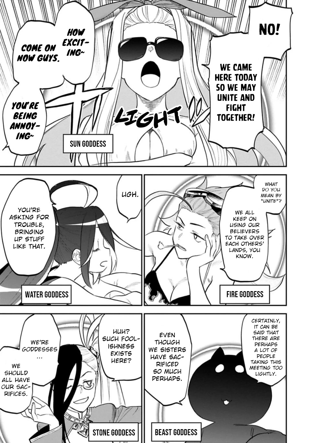 Fantasy Bishoujo Juniku Ojisan to Chapter 145 page 4 - Chapter 145: Fabiniku Ojisan And Meeting Of The Goddesses