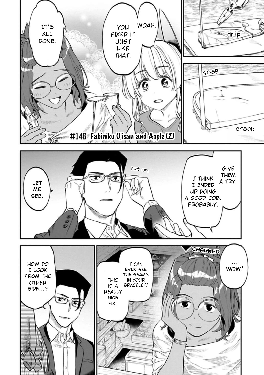 Fantasy Bishoujo Juniku Ojisan to Chapter 146.2 page 1 - Chapter 146.2: Fabiniku Ojisan And Apple (2)