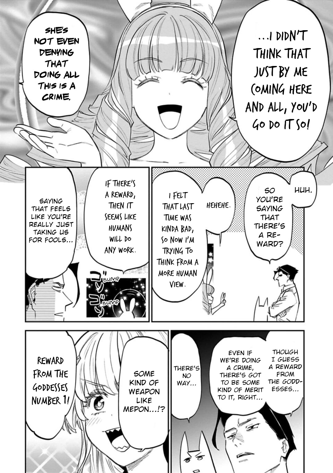 Fantasy Bishoujo Juniku Ojisan to Chapter 147 page 6 - Chapter 147: Fabiniku Ojisan And The Goddess' Reward