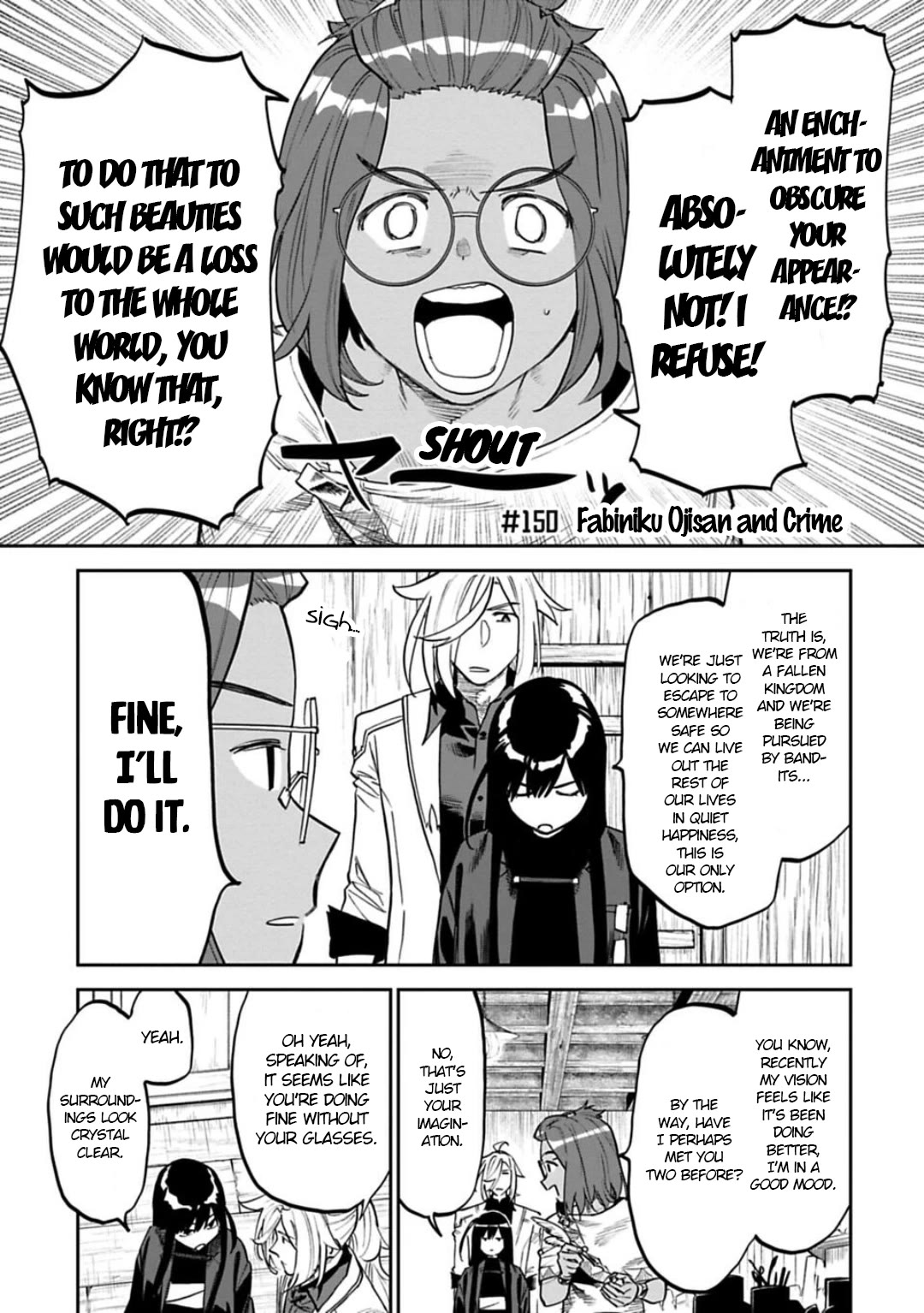Fantasy Bishoujo Juniku Ojisan to Chapter 150 page 1 - Chapter 150: Fabiniku Ojisan And Crime
