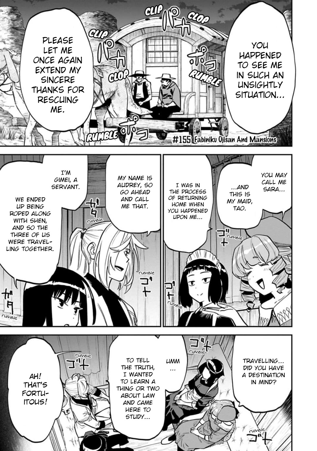 Fantasy Bishoujo Juniku Ojisan to Chapter 155 page 1 - Chapter 155: Fabiniku Ojisan And Mansion