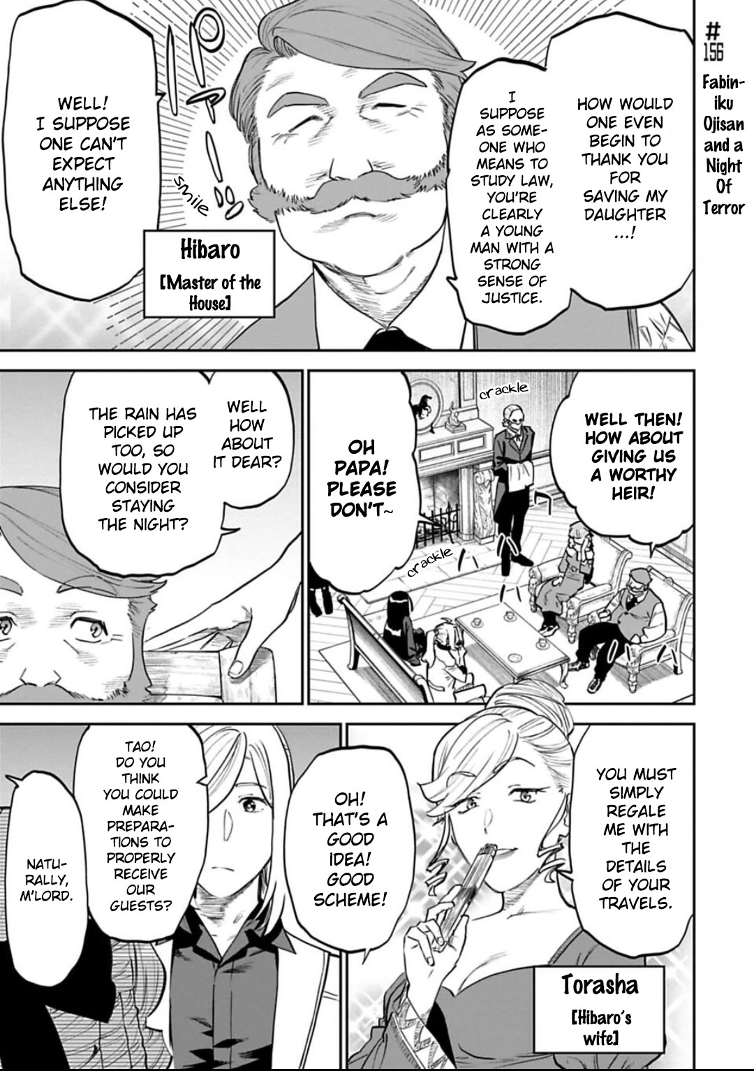 Fantasy Bishoujo Juniku Ojisan to Chapter 156 page 1 - Chapter 156: Fabiniku Ojisan And A Night Of Terror