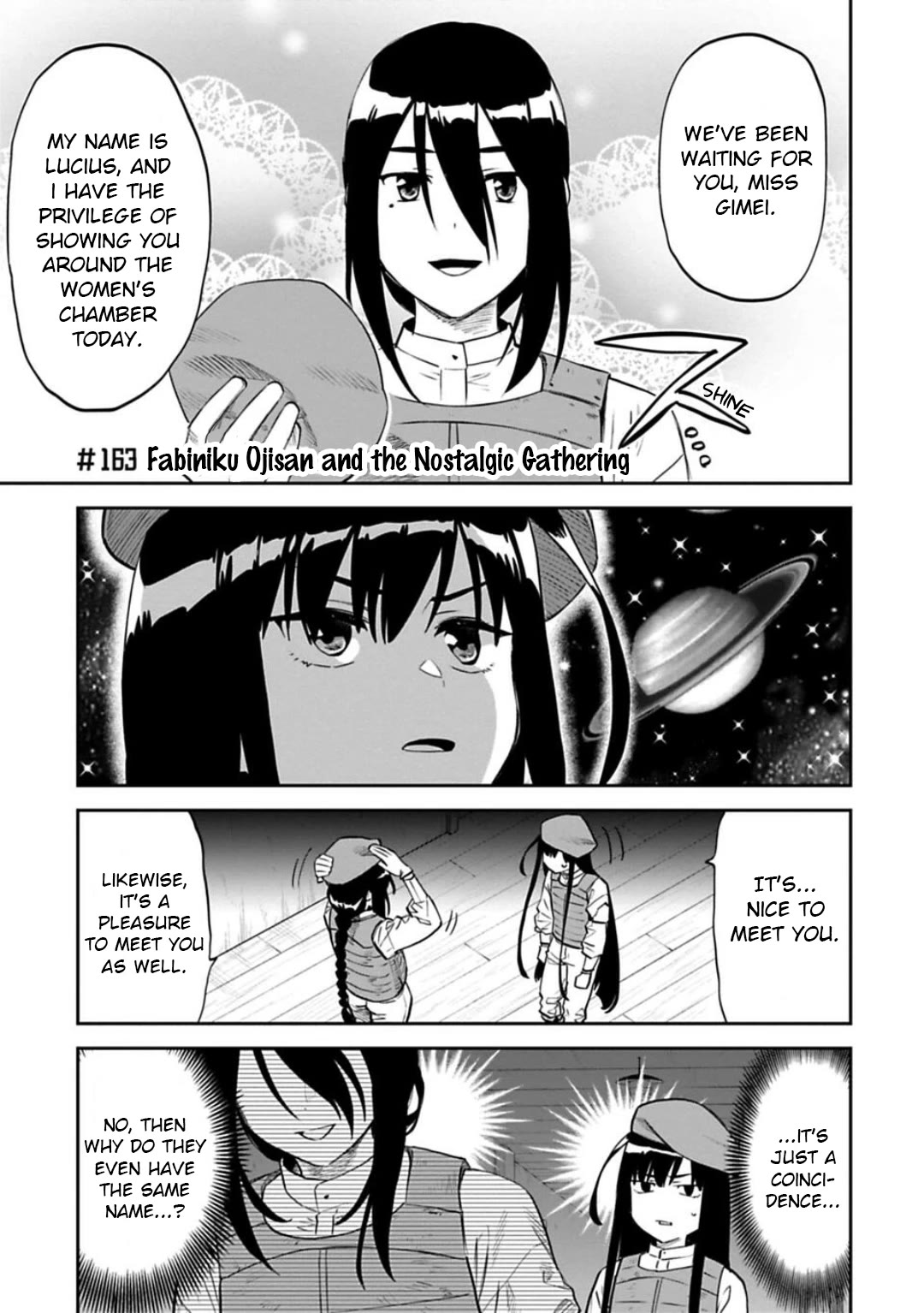 Fantasy Bishoujo Juniku Ojisan to Chapter 163 page 1 - Chapter 163: Fabiniku Ojisan And The Nostalgic Gathering