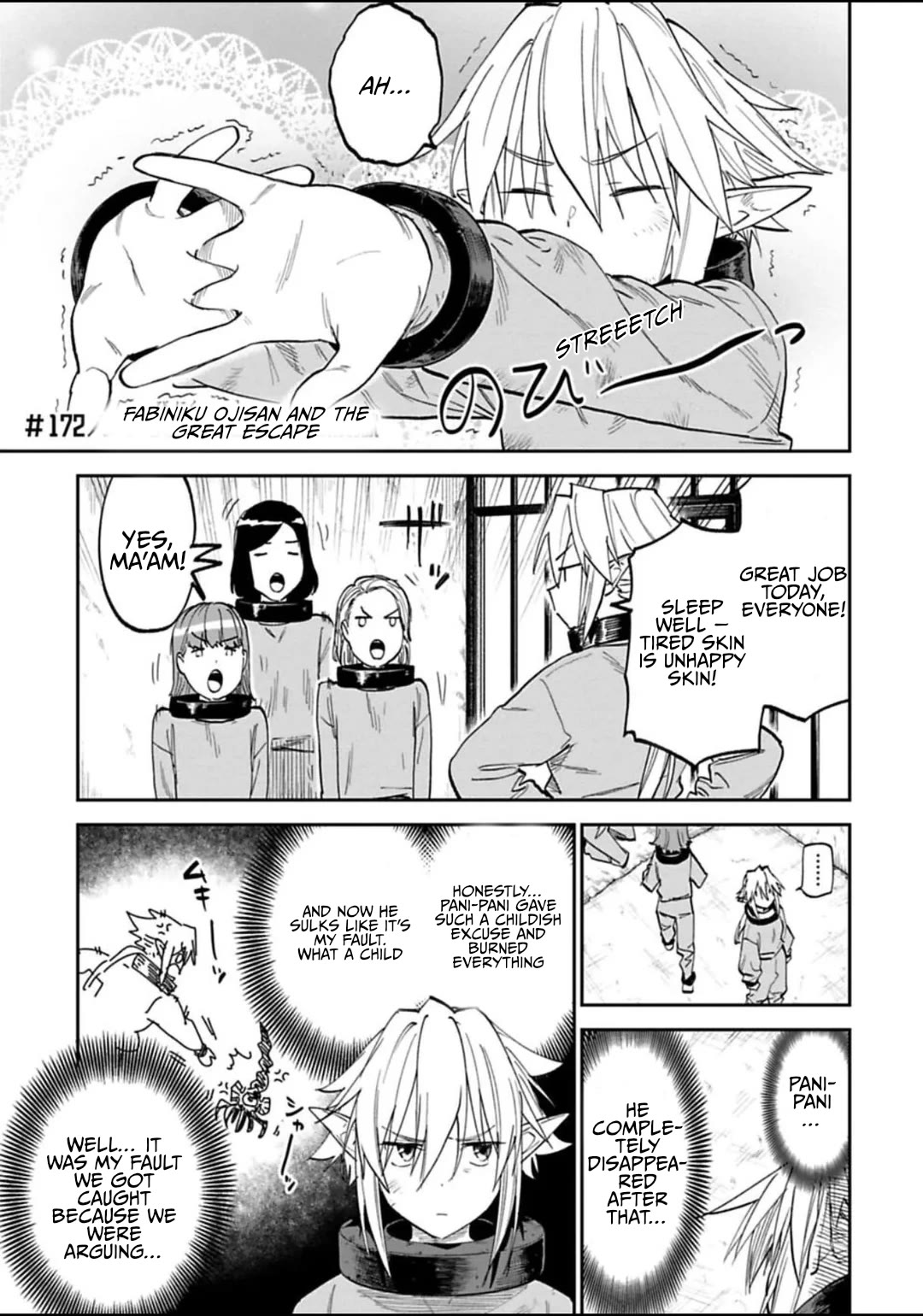 Fantasy Bishoujo Juniku Ojisan to Chapter 172 page 1 - Chapter 172: Fabiniku Ojisan And The Great Escape