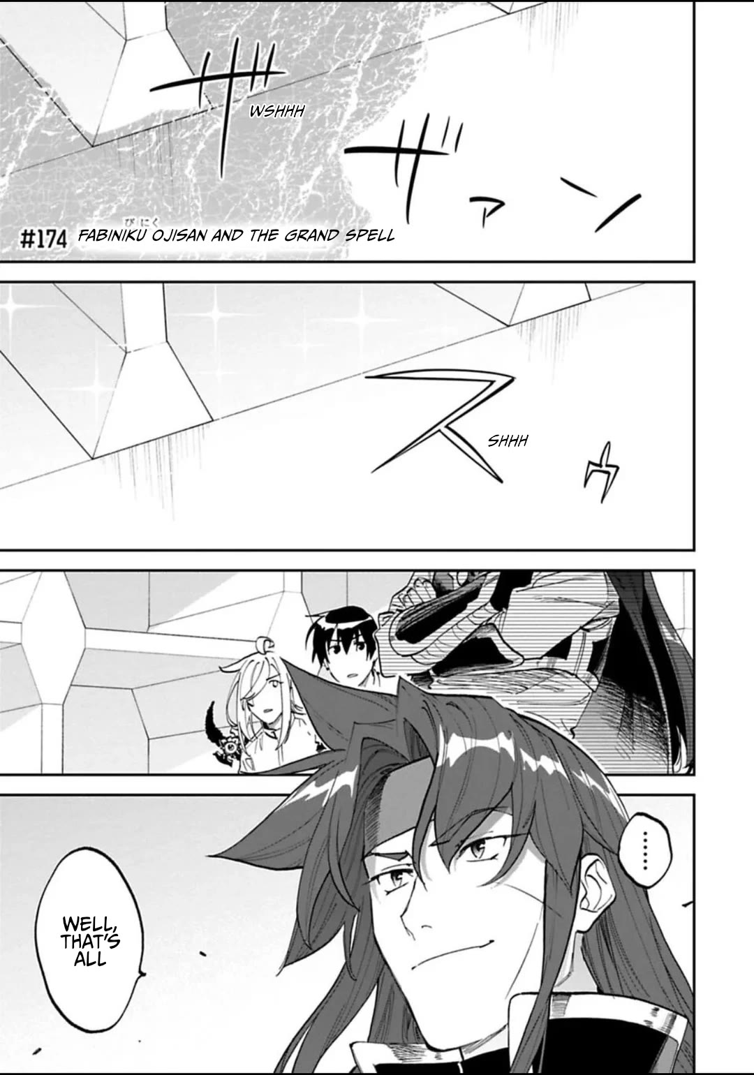 Fantasy Bishoujo Juniku Ojisan to Chapter 174 page 1 - Chapter 174: Fabiniku Ojisan And The Grand Spell