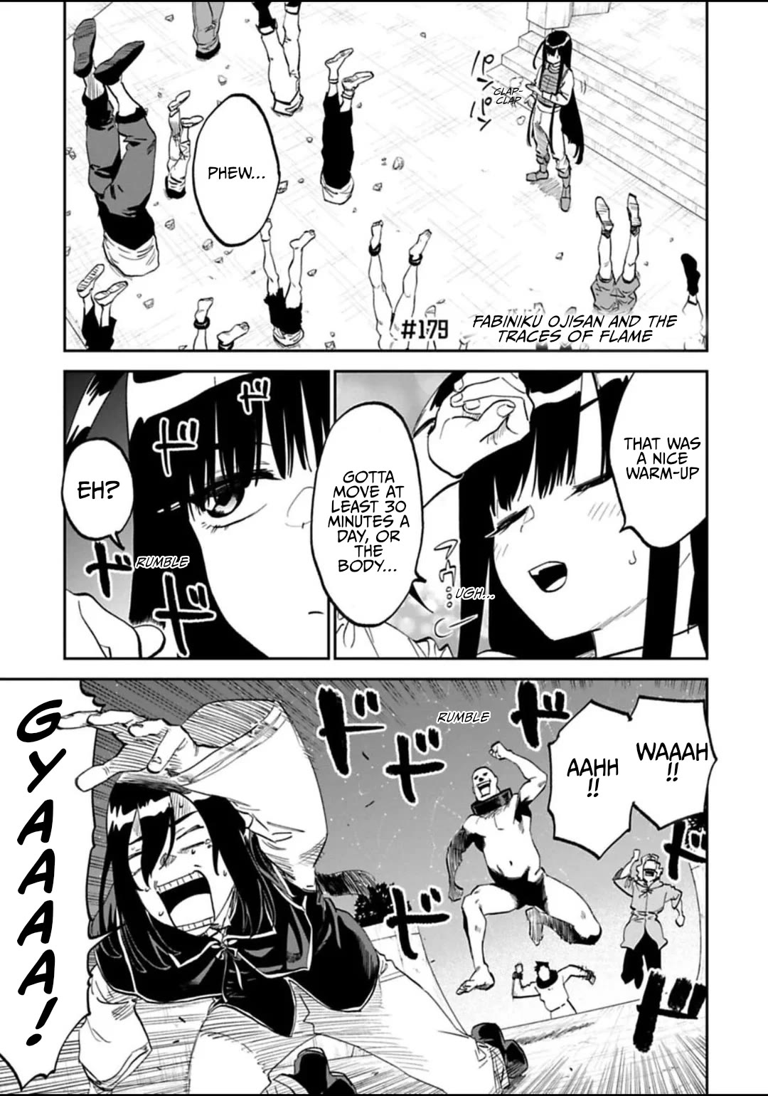 Fantasy Bishoujo Juniku Ojisan to Chapter 179 page 1 - Chapter 179: Fabiniku Ojisan And The Traces of Flame