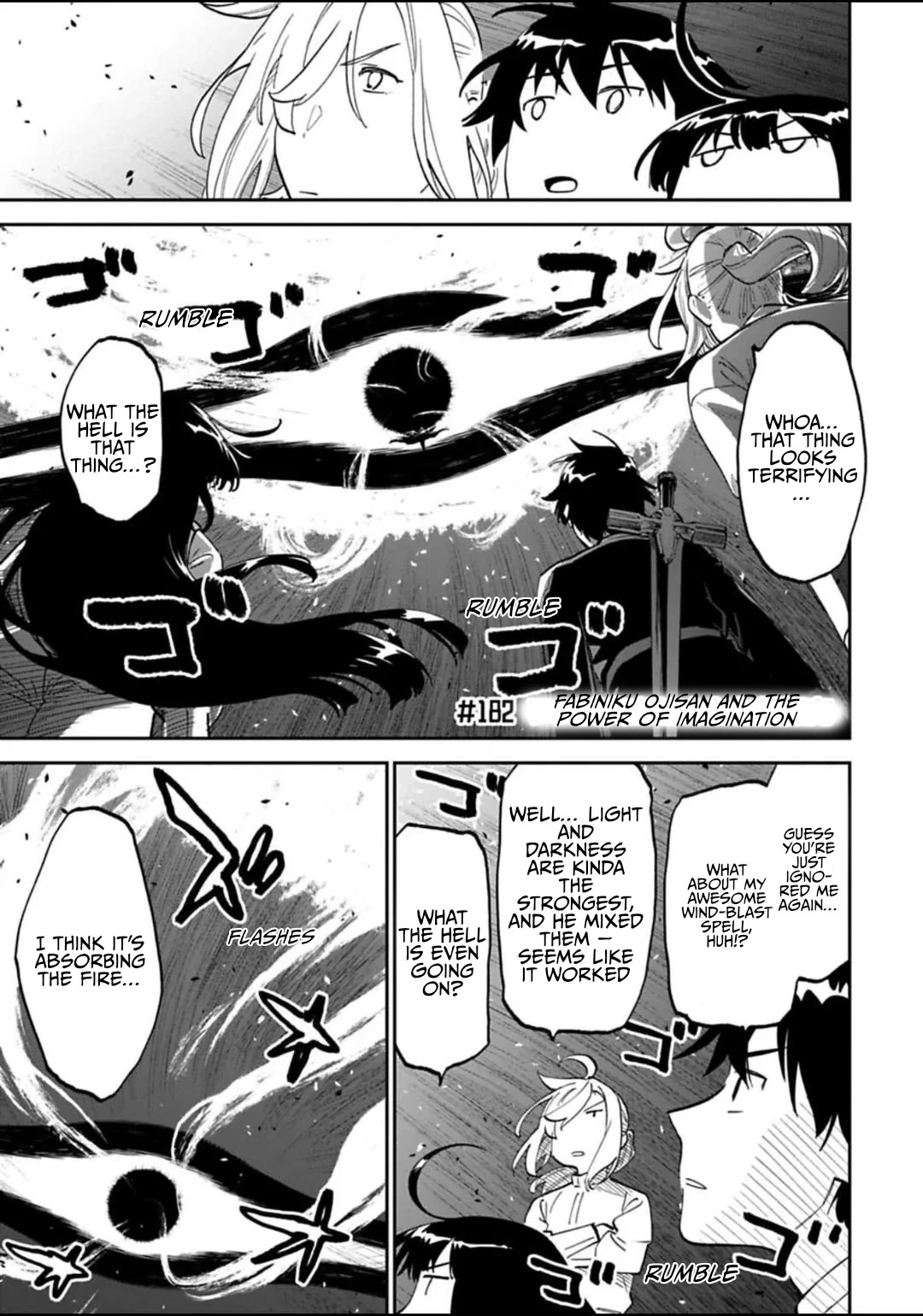 Fantasy Bishoujo Juniku Ojisan to Chapter 182 page 1 - Chapter 182: Fabiniku Ojisan And The Power Of Imagination