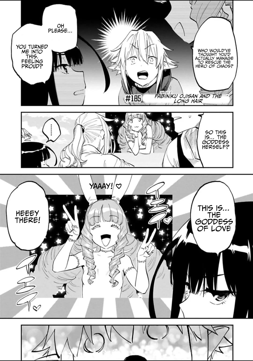 Fantasy Bishoujo Juniku Ojisan to Chapter 185 page 1 - Chapter 185: Fabiniku Ojisan And The Long Hair