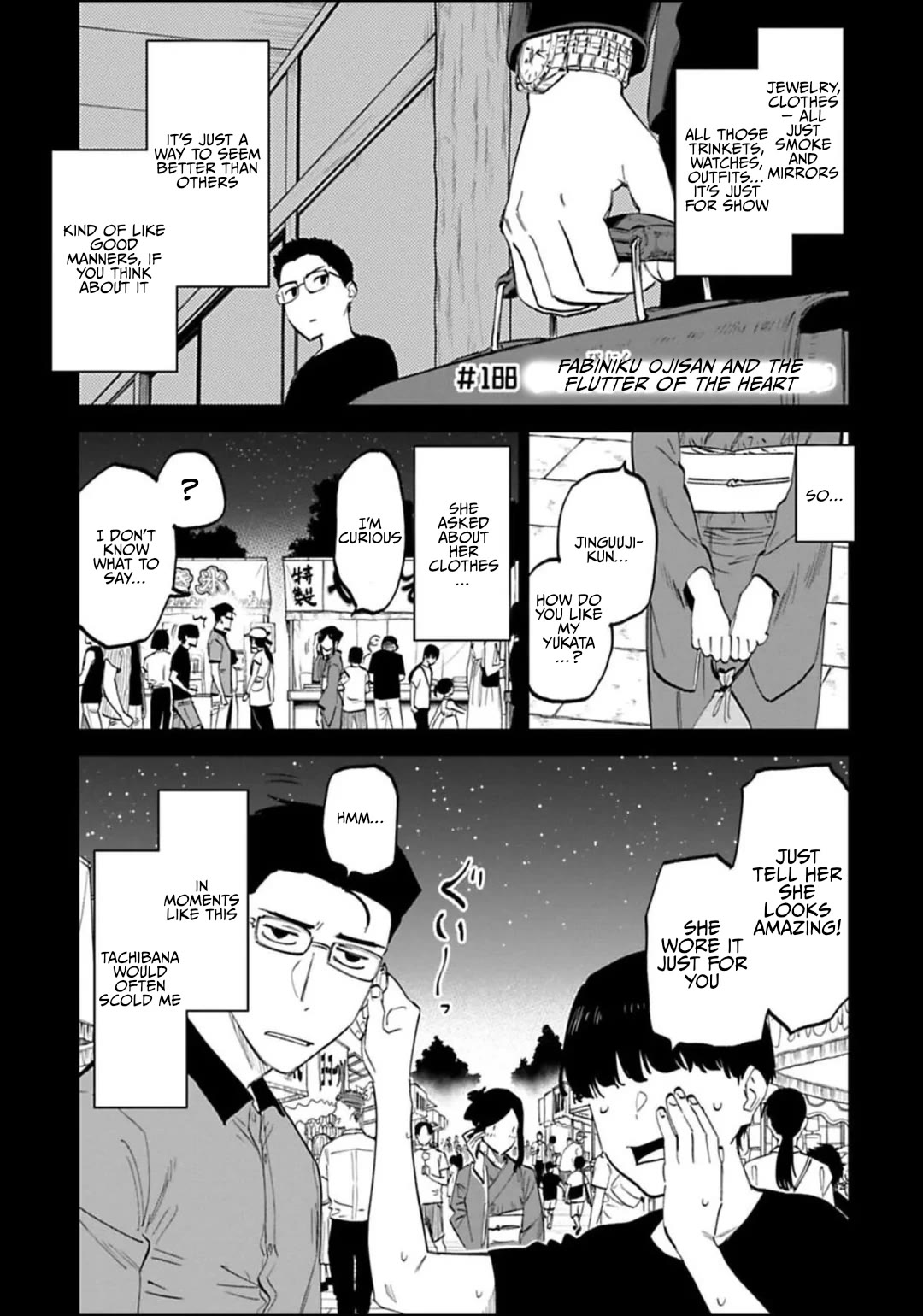 Fantasy Bishoujo Juniku Ojisan to Chapter 188 page 1 - Chapter 188: Fabiniku Ojisan And The Flutter Of The Heart