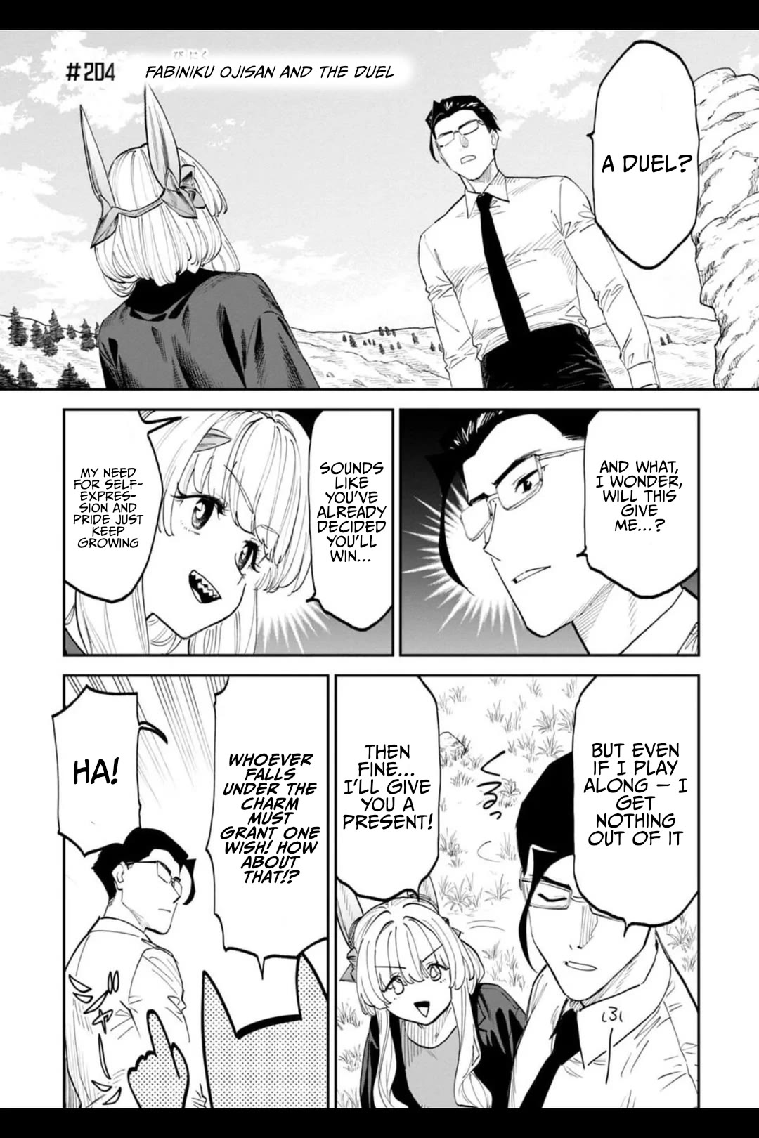 Fantasy Bishoujo Juniku Ojisan to Chapter 204 page 1 - Chapter 204: Fabiniku Ojisan And The Duel