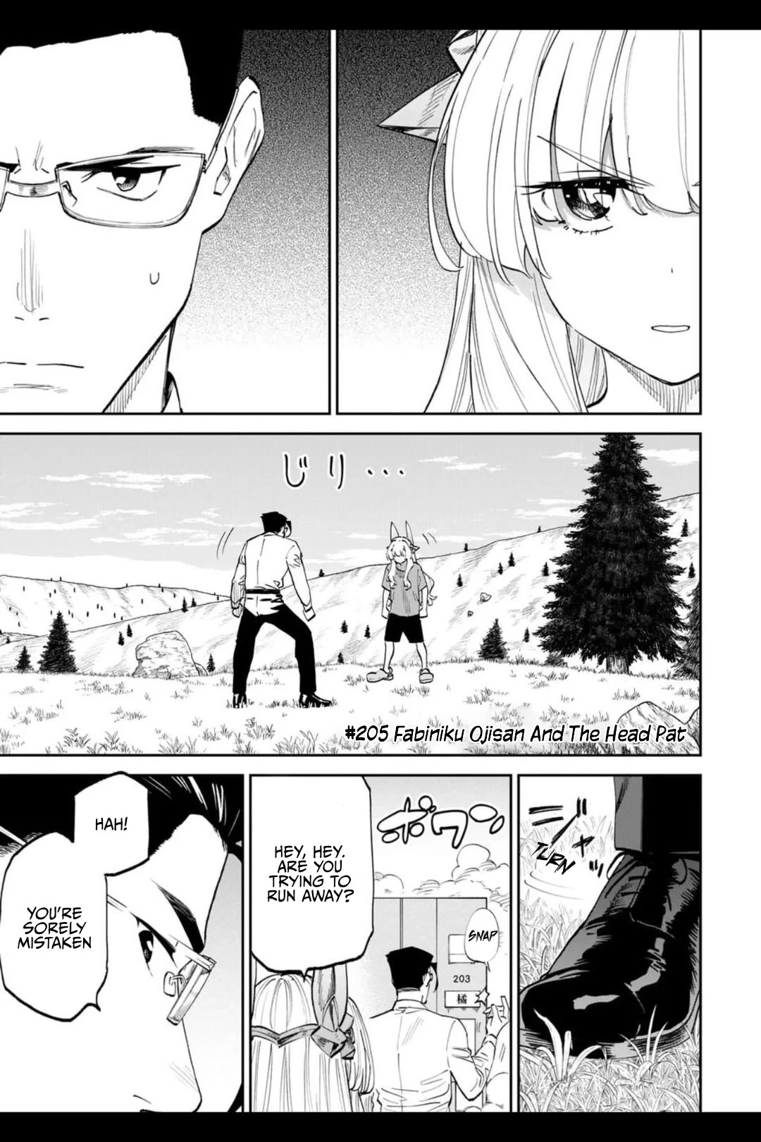 Fantasy Bishoujo Juniku Ojisan to Chapter 205.1 page 1 - Chapter 205.1: Fabiniku Ojisan And The Head Pat