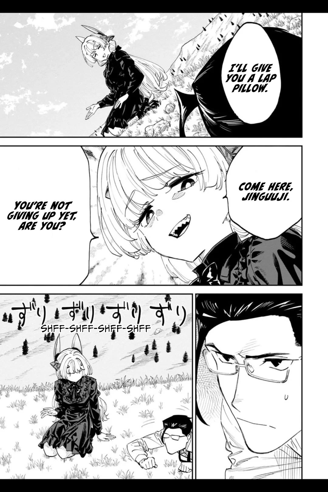 Fantasy Bishoujo Juniku Ojisan to Chapter 205.2 page 3 - Chapter 205.2: Fabiniku Ojisan And The Head Pat 2