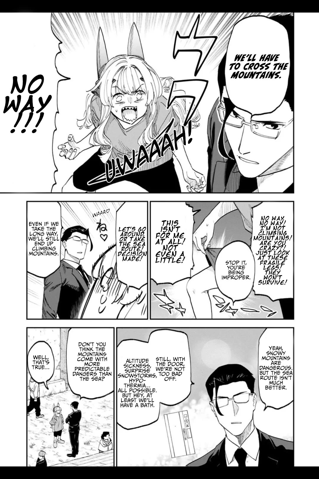 Fantasy Bishoujo Juniku Ojisan to Chapter 206.1 page 5 - Chapter 206.1: Fabiniku Ojisan And The Mountain Crossing