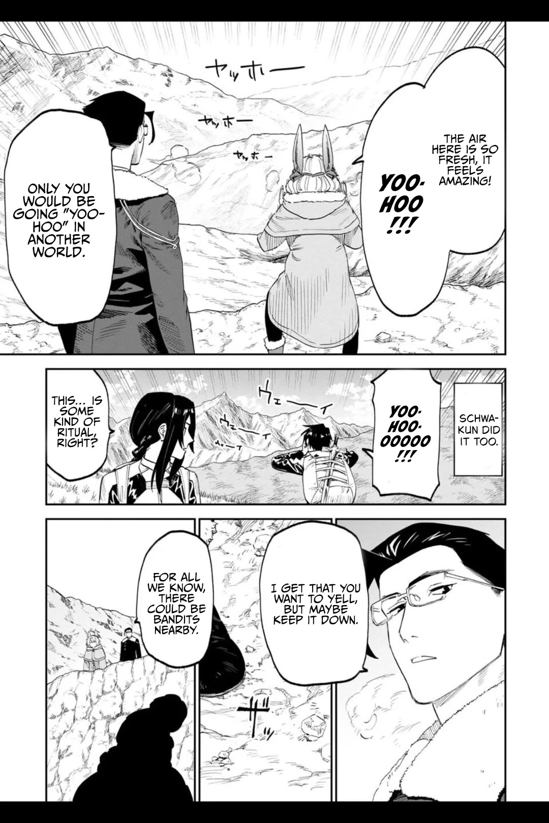 Fantasy Bishoujo Juniku Ojisan to Chapter 206.2 page 2 - Chapter 206.2: Fabiniku Ojisan And The Mountain Crossing 2