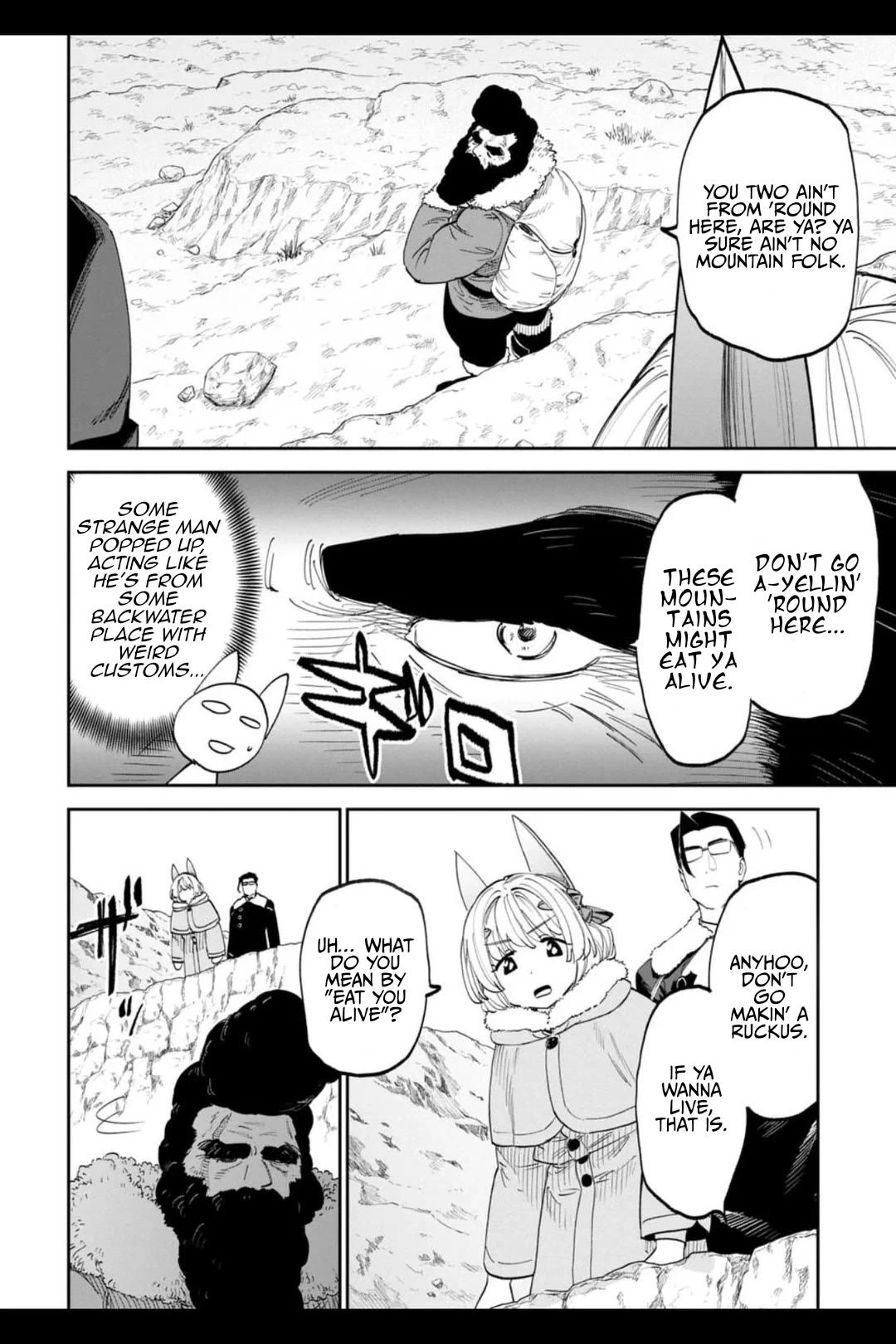 Fantasy Bishoujo Juniku Ojisan to Chapter 206.2 page 3 - Chapter 206.2: Fabiniku Ojisan And The Mountain Crossing 2