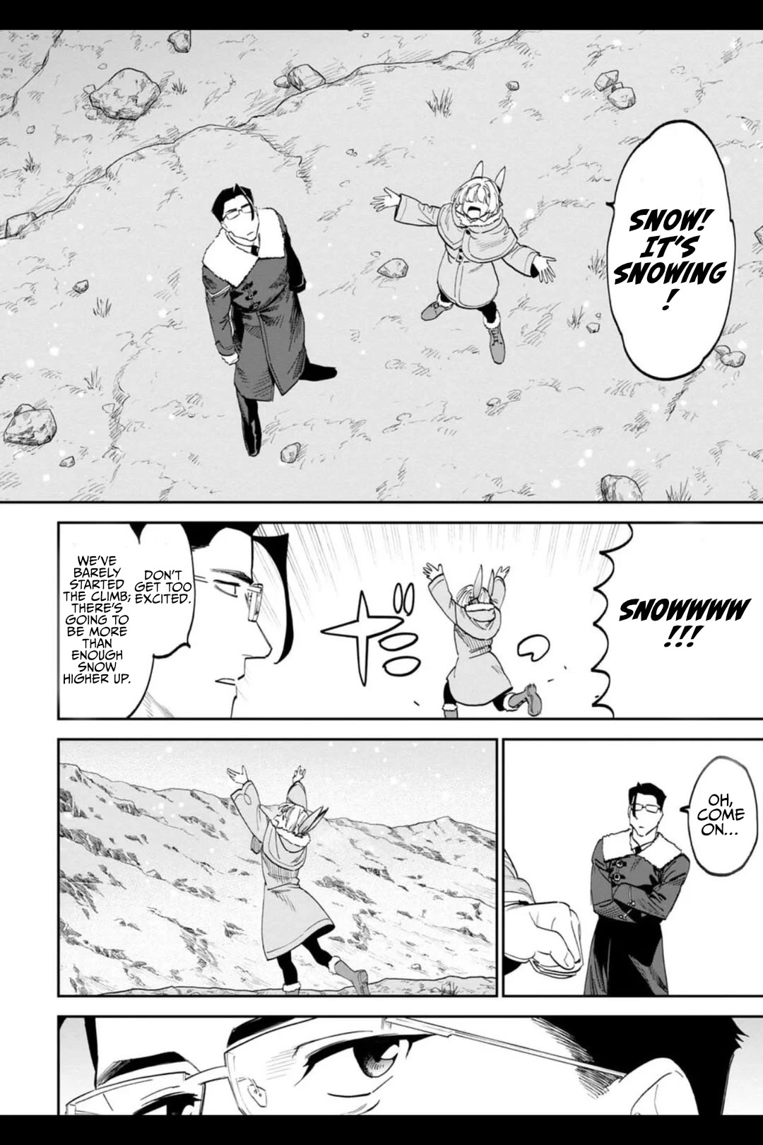 Fantasy Bishoujo Juniku Ojisan to Chapter 206.2 page 5 - Chapter 206.2: Fabiniku Ojisan And The Mountain Crossing 2