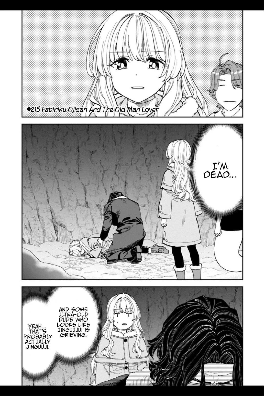 Fantasy Bishoujo Juniku Ojisan to Chapter 215 page 1 - Chapter 215: Fabiniku Ojisan And The Old Man Lover