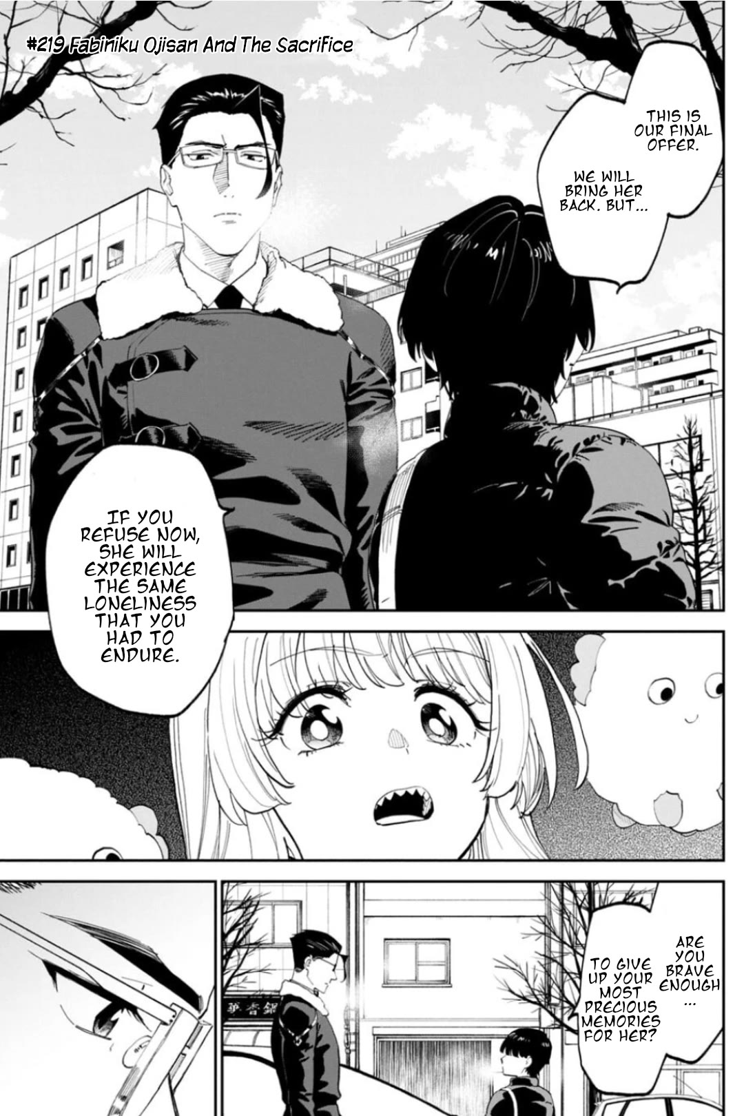 Fantasy Bishoujo Juniku Ojisan to Chapter 219 page 1 - Chapter 219: Fabiniku Ojisan And The Sacrifice