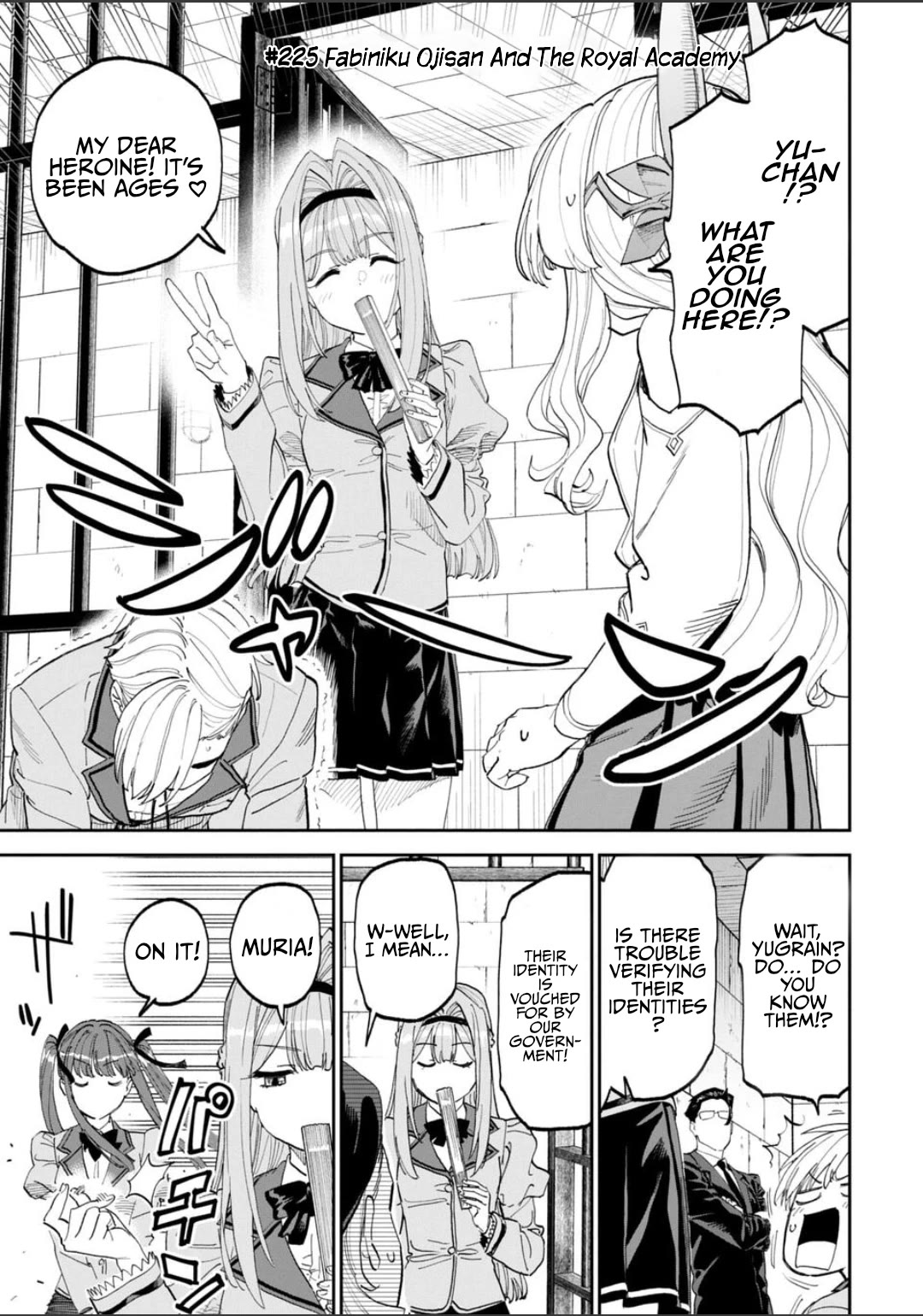 Fantasy Bishoujo Juniku Ojisan to Chapter 225 page 1 - Chapter 225: Fabiniku Ojisan And The Royal Academy