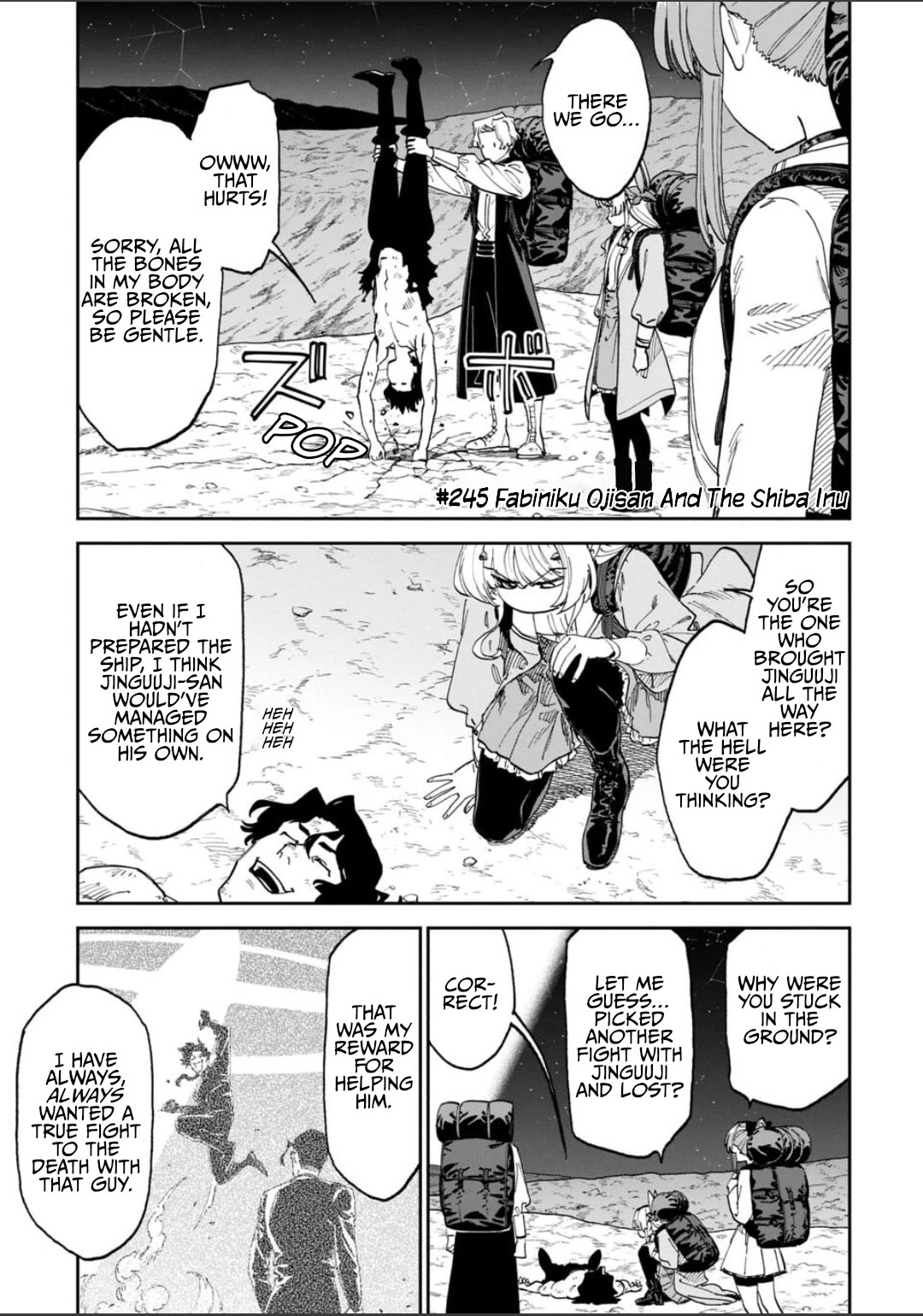Fantasy Bishoujo Juniku Ojisan to Chapter 245 page 1 - Chapter 245: Fabiniku Ojisan And The Shiba Inu