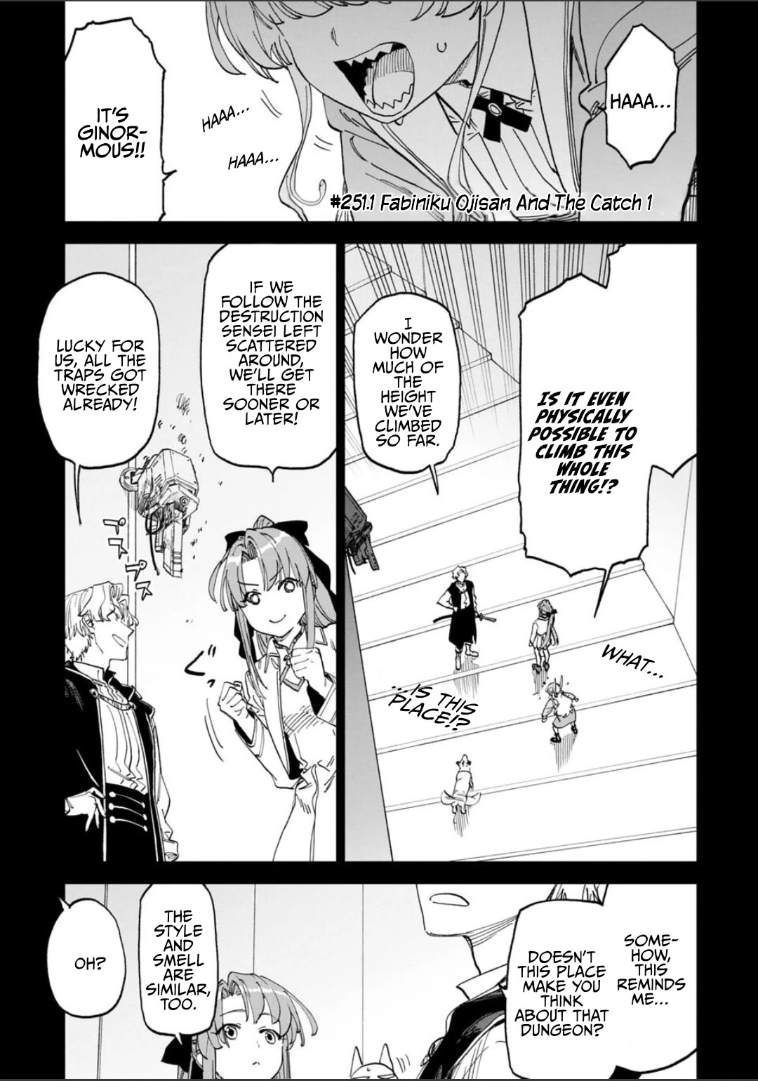 Fantasy Bishoujo Juniku Ojisan to Chapter 251.1 page 1 - Chapter 251.1: Fabiniku Ojisan And The Catch 1
