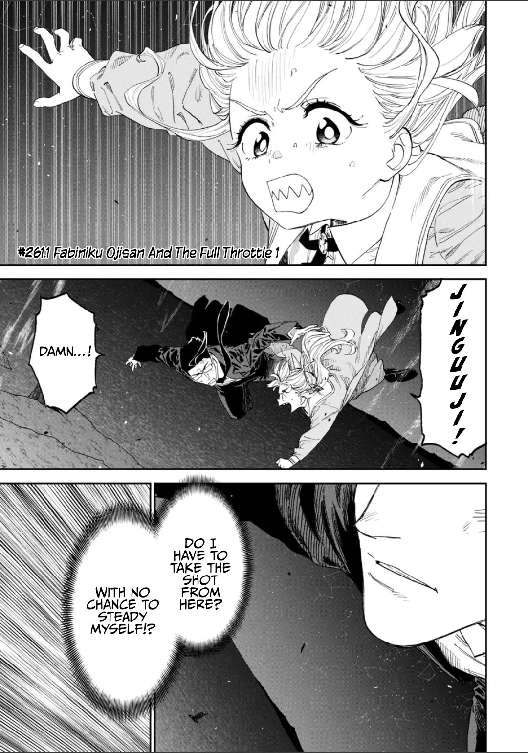 Fantasy Bishoujo Juniku Ojisan to Chapter 261.1 page 1 - Chapter 261.1: Fabiniku Ojisan And The Full Throttle 1