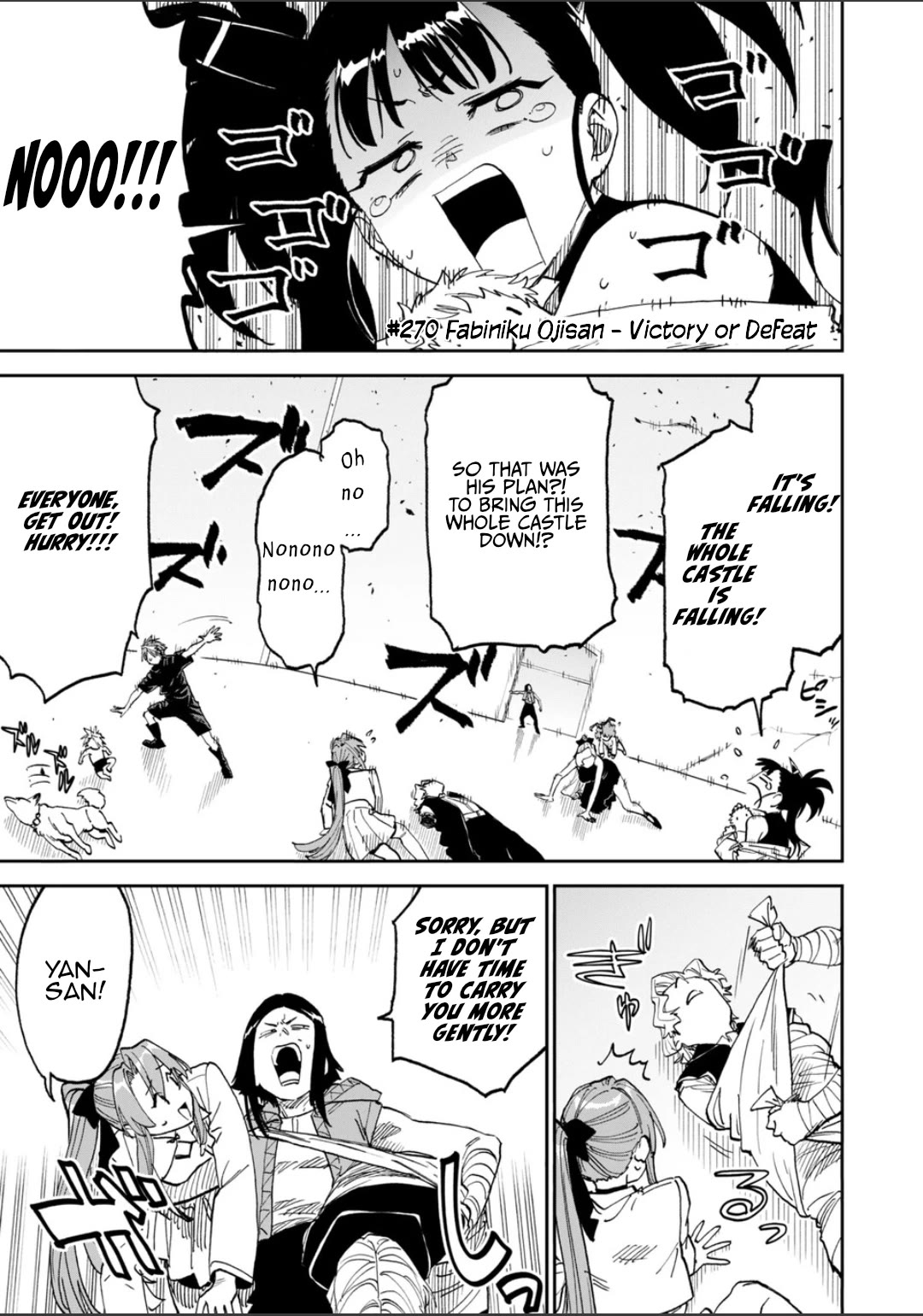 Fantasy Bishoujo Juniku Ojisan to Chapter 270 page 1 - Chapter 270: Fabiniku Ojisan - Victory or Defeat